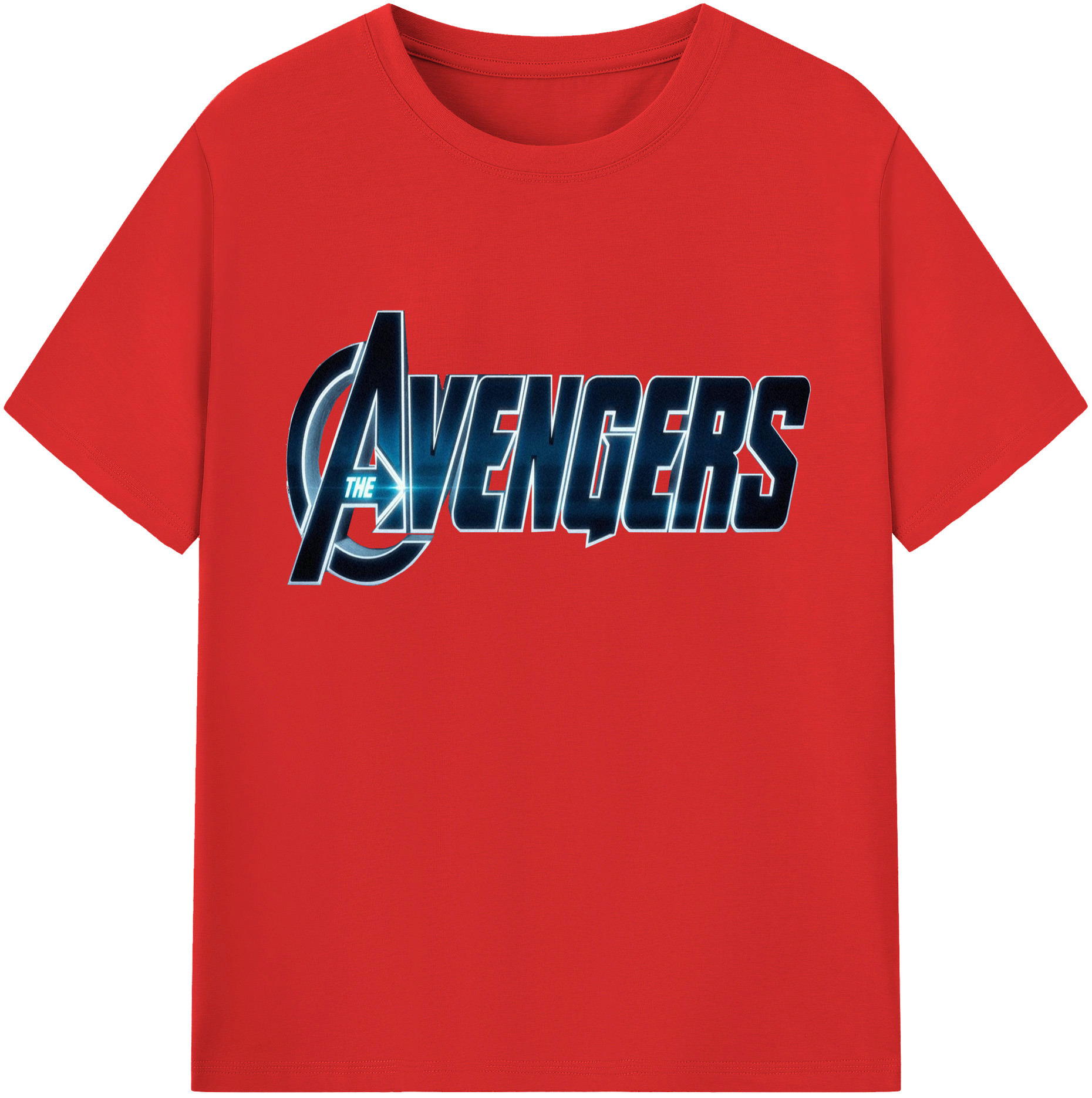 （画像用） アベンジャーズ The Avengers レディースカジュアルプリントTシャツ（綿100％）
