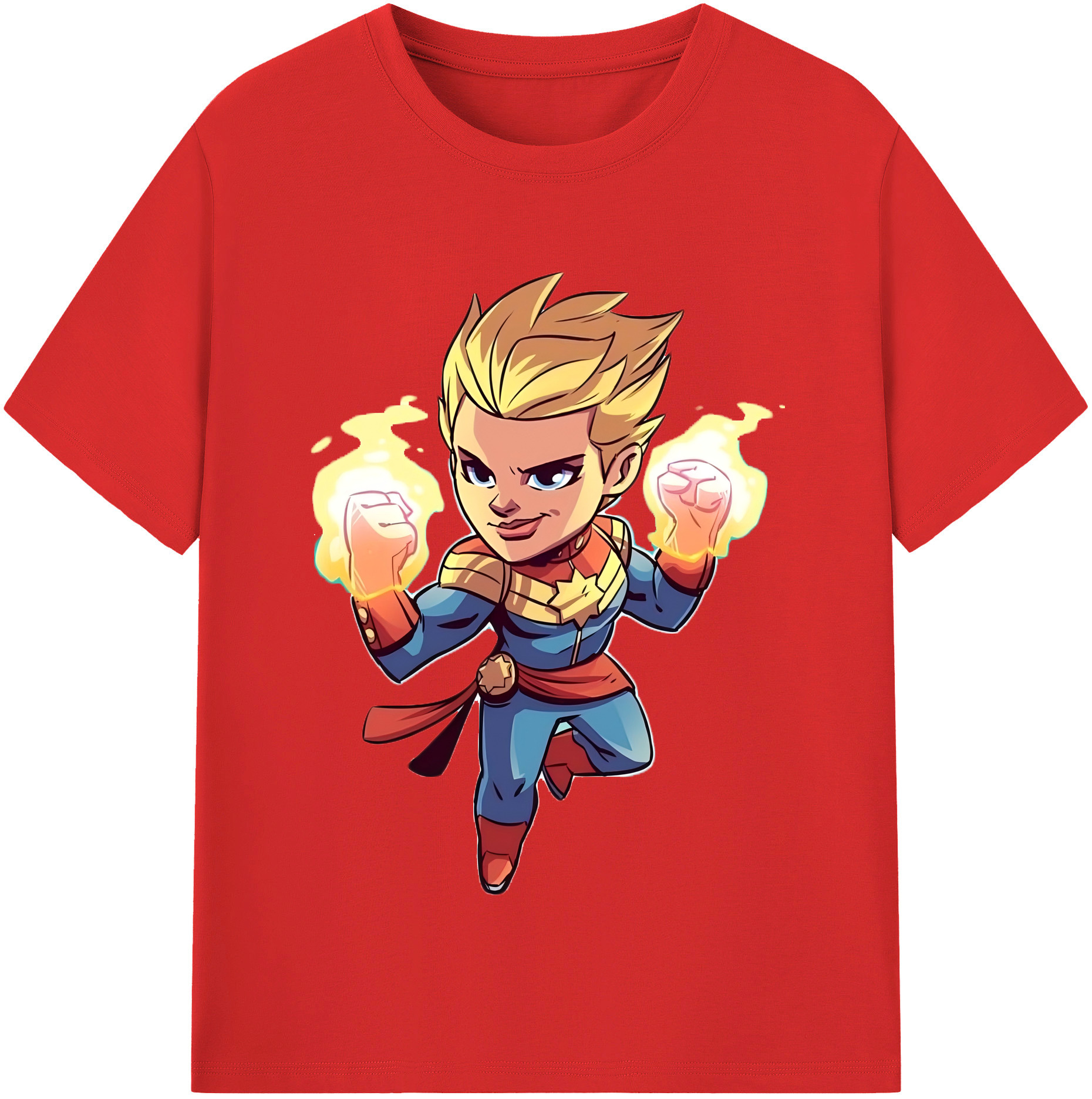 （画像用） アベンジャーズ The Avengers レディースカジュアルプリントTシャツ（綿100％）