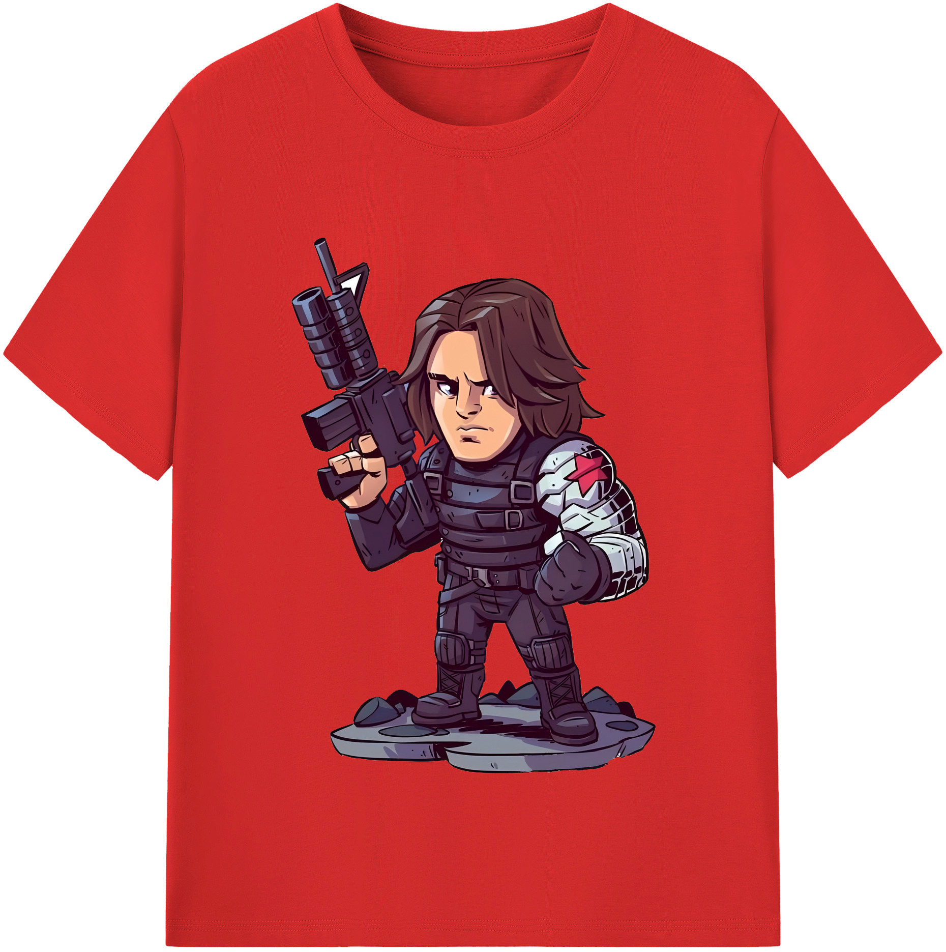 （画像用） アベンジャーズ The Avengers レディースカジュアルプリントTシャツ（綿100％）