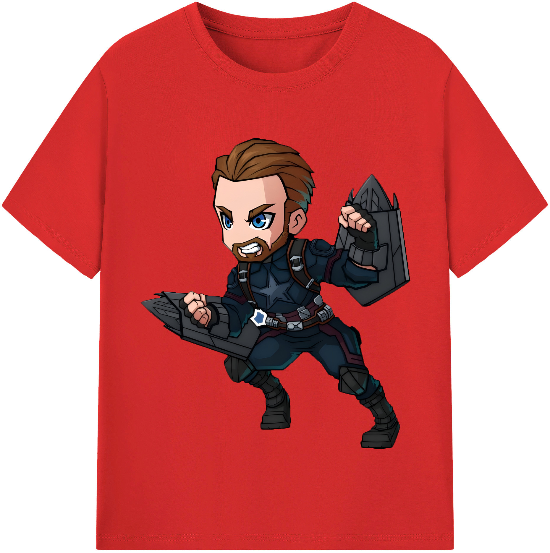 （画像用） アベンジャーズ The Avengers レディースカジュアルプリントTシャツ（綿100％）