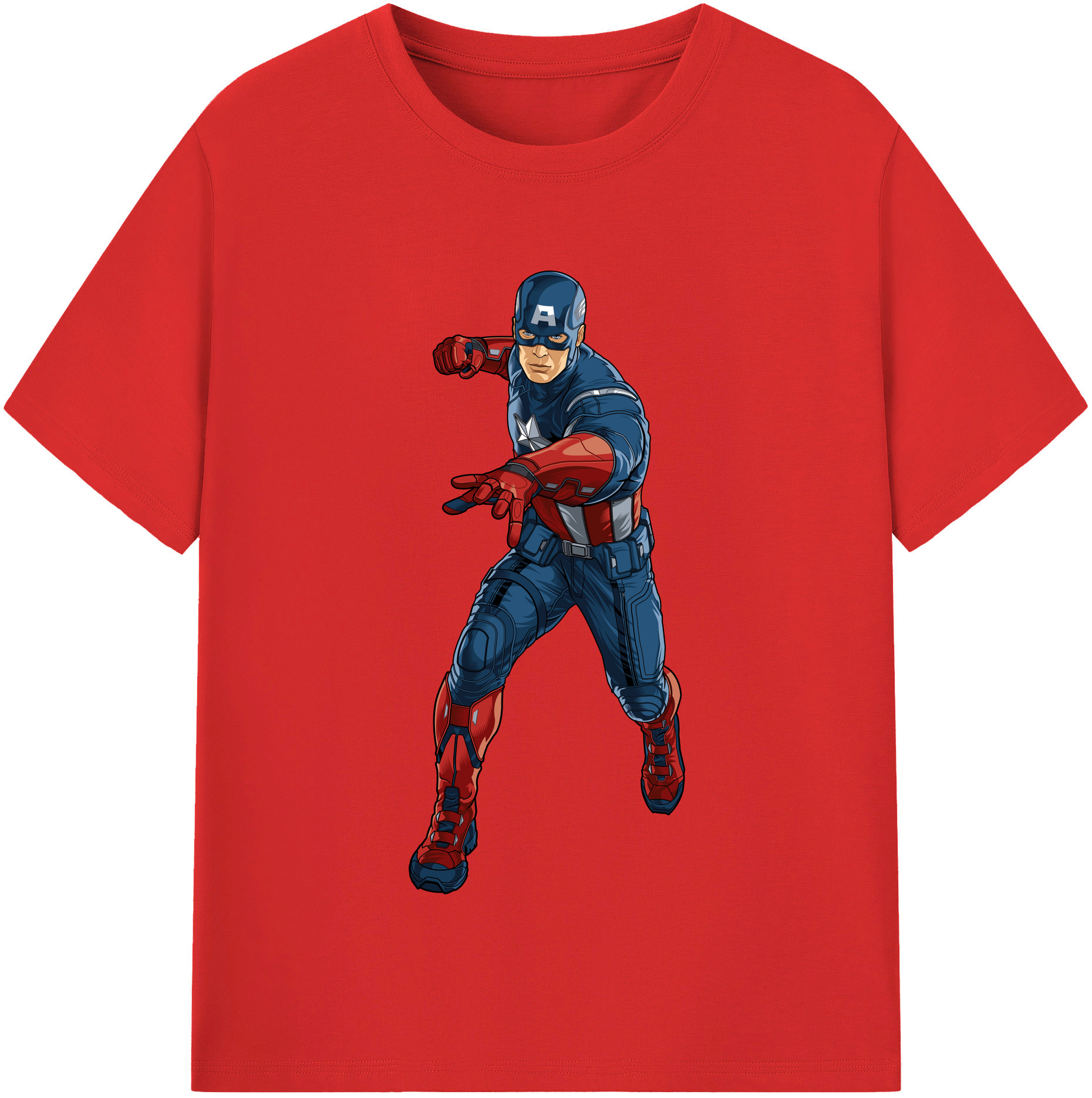 （画像用） アベンジャーズ The Avengers レディースカジュアルプリントTシャツ（綿100％）