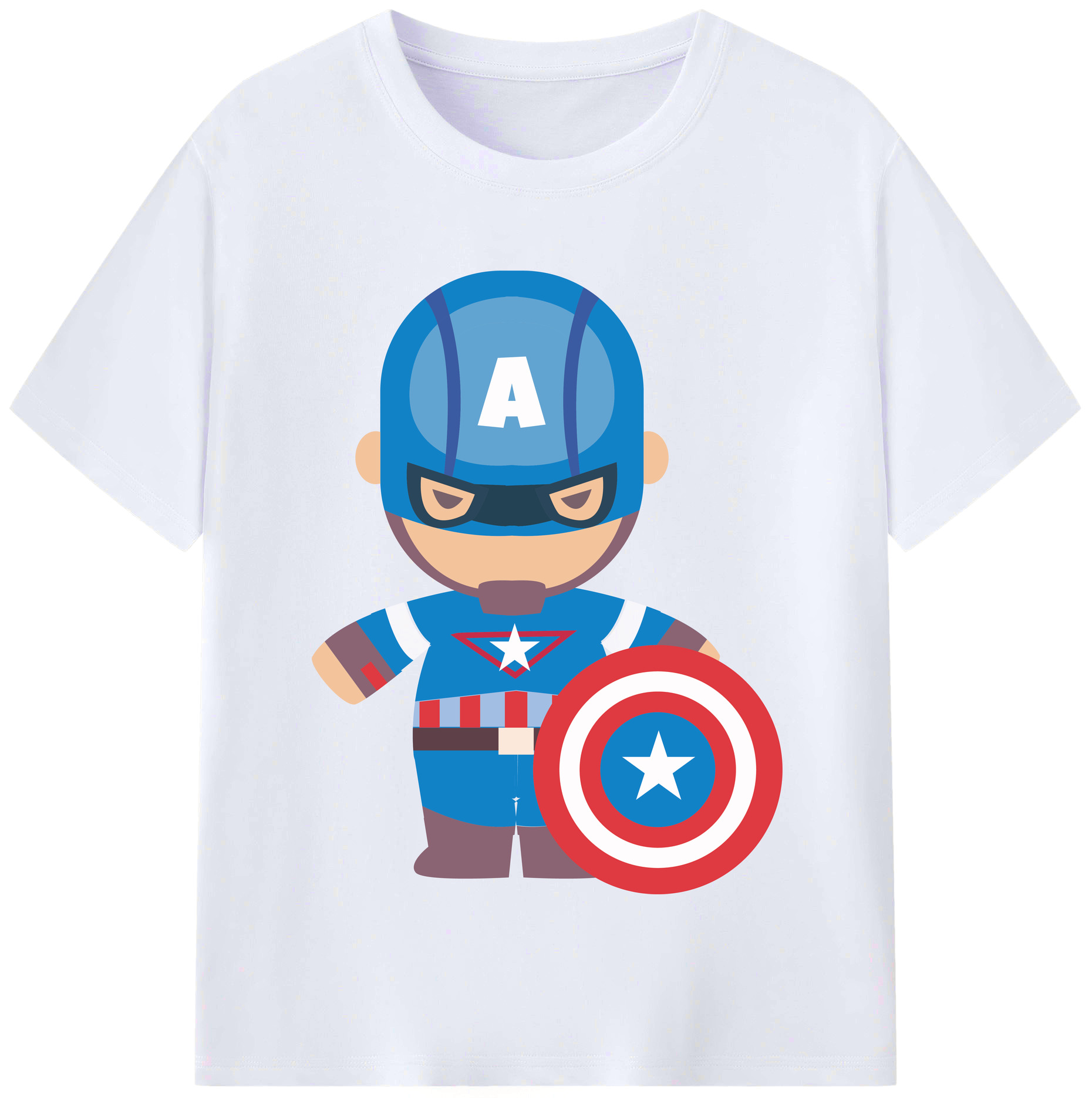（画像用） アベンジャーズ The Avengers レディースカジュアルプリントTシャツ（綿100％）