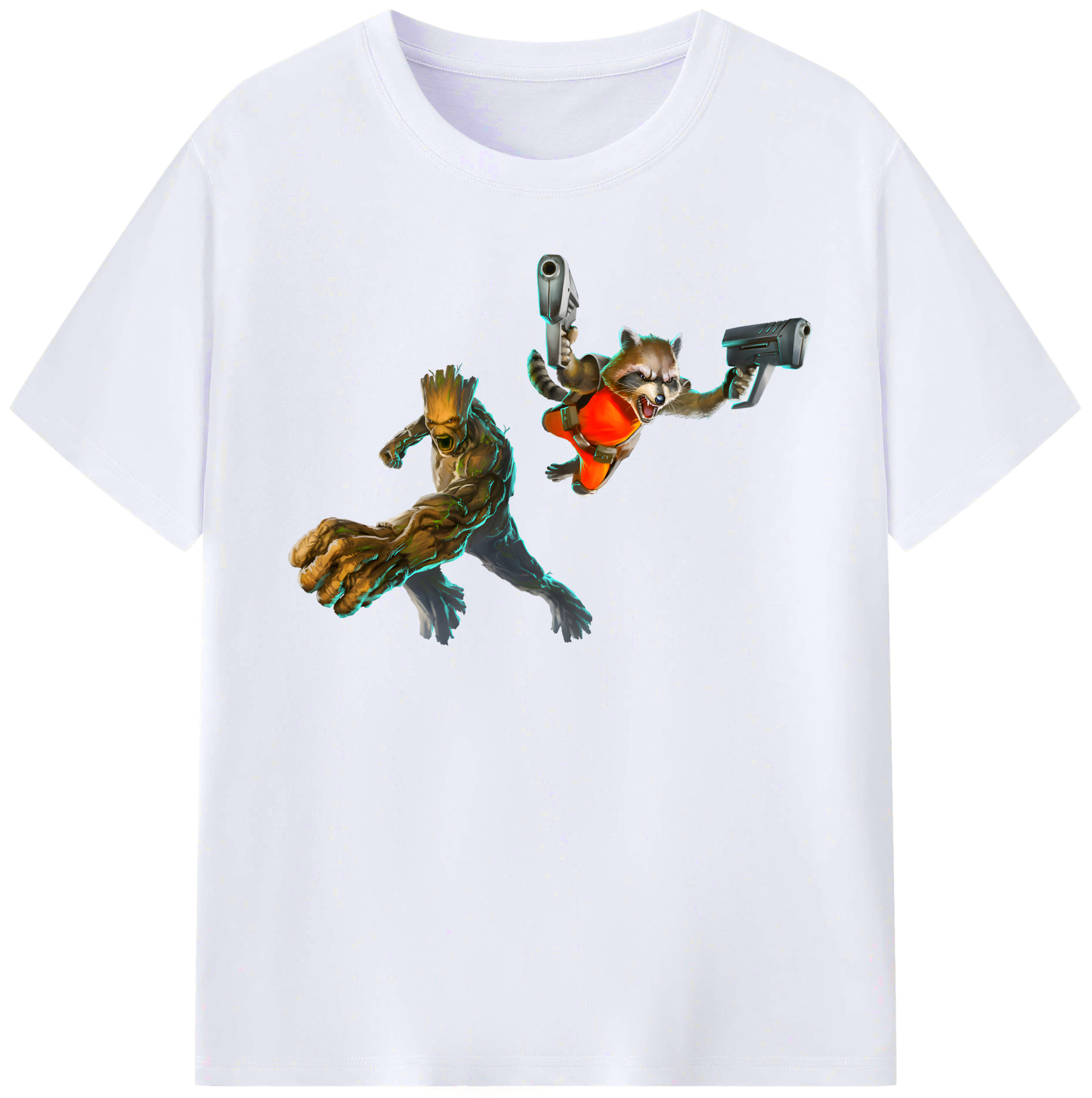 （画像用） アベンジャーズ The Avengers レディースカジュアルプリントTシャツ（綿100％）