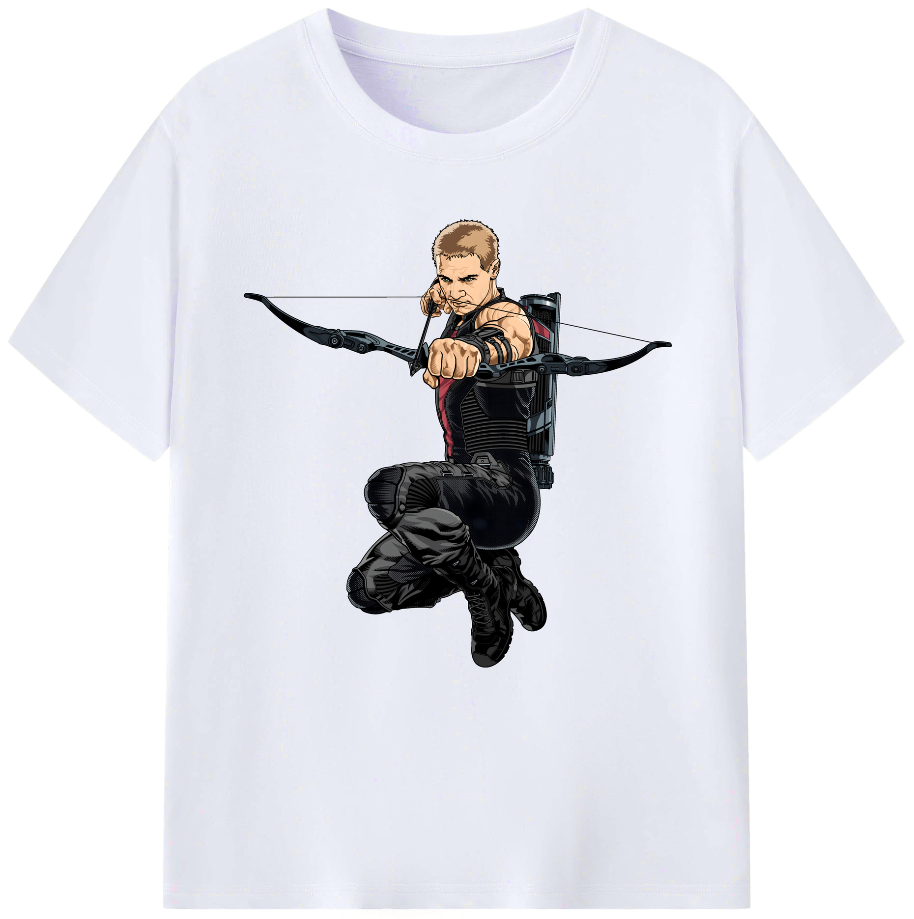 （画像用） アベンジャーズ The Avengers レディースカジュアルプリントTシャツ（綿100％）