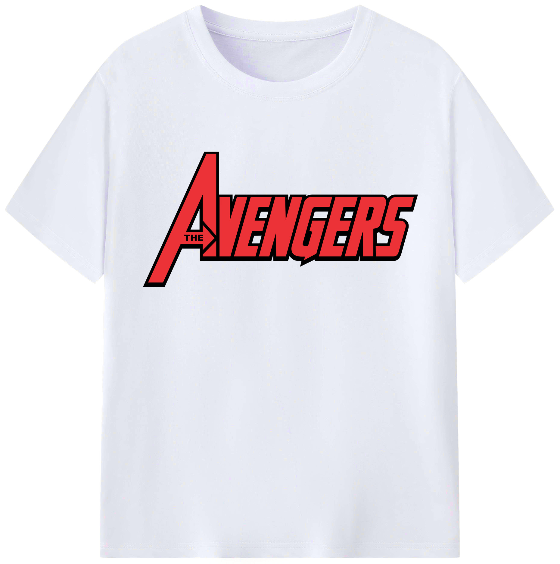 （画像用） アベンジャーズ The Avengers レディースカジュアルプリントTシャツ（綿100％）