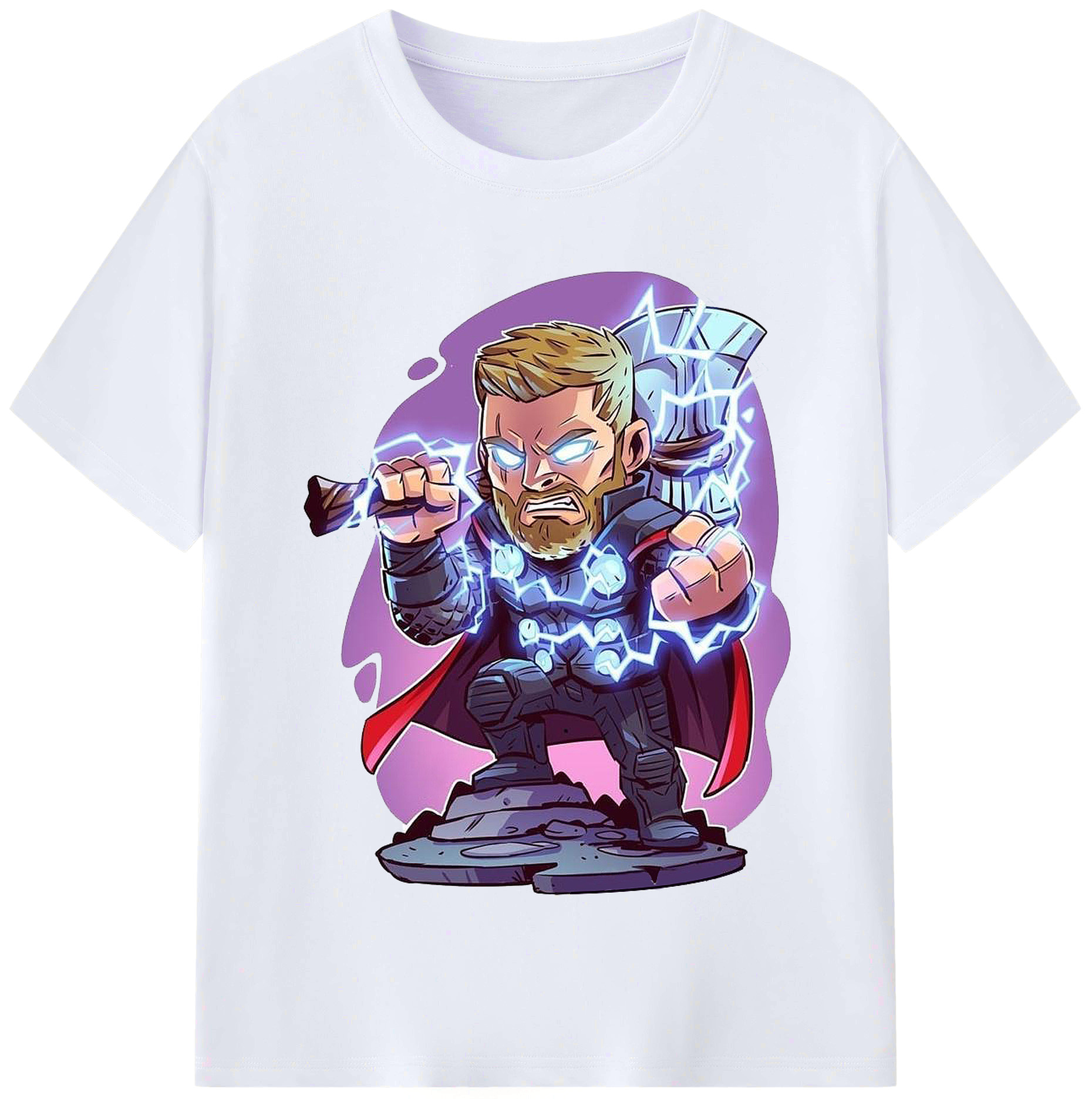（画像用） アベンジャーズ The Avengers レディースカジュアルプリントTシャツ（綿100％）