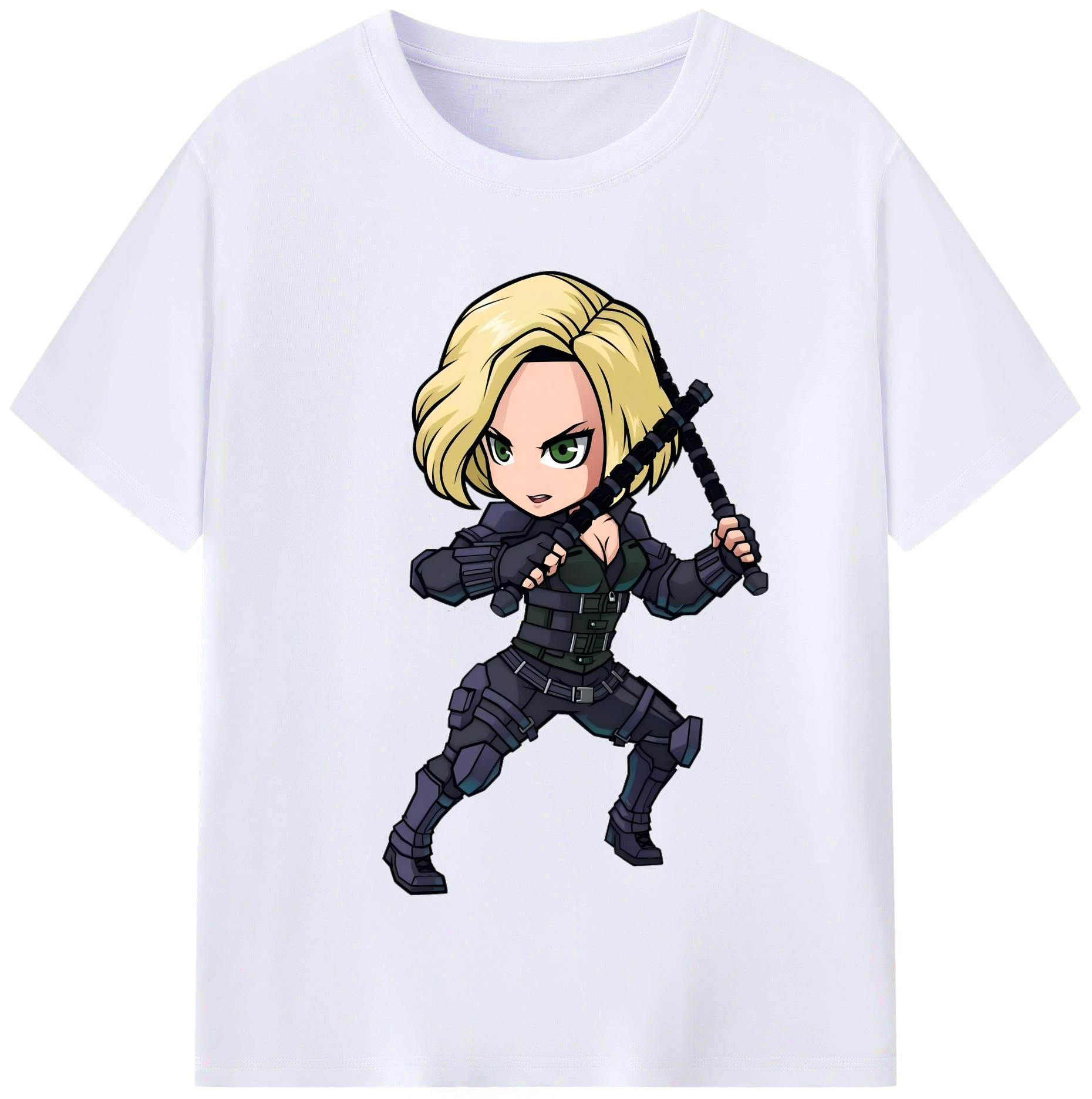 （画像用） アベンジャーズ The Avengers レディースカジュアルプリントTシャツ（綿100％）