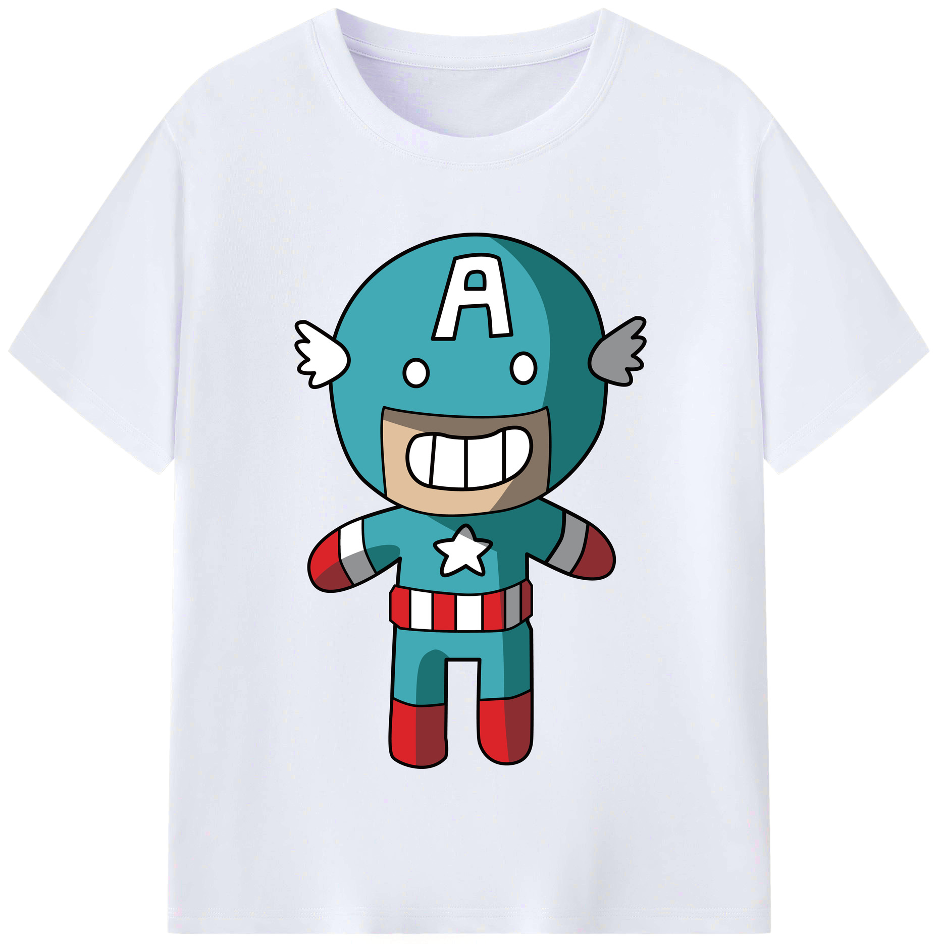 （画像用） アベンジャーズ The Avengers レディースカジュアルプリントTシャツ（綿100％）