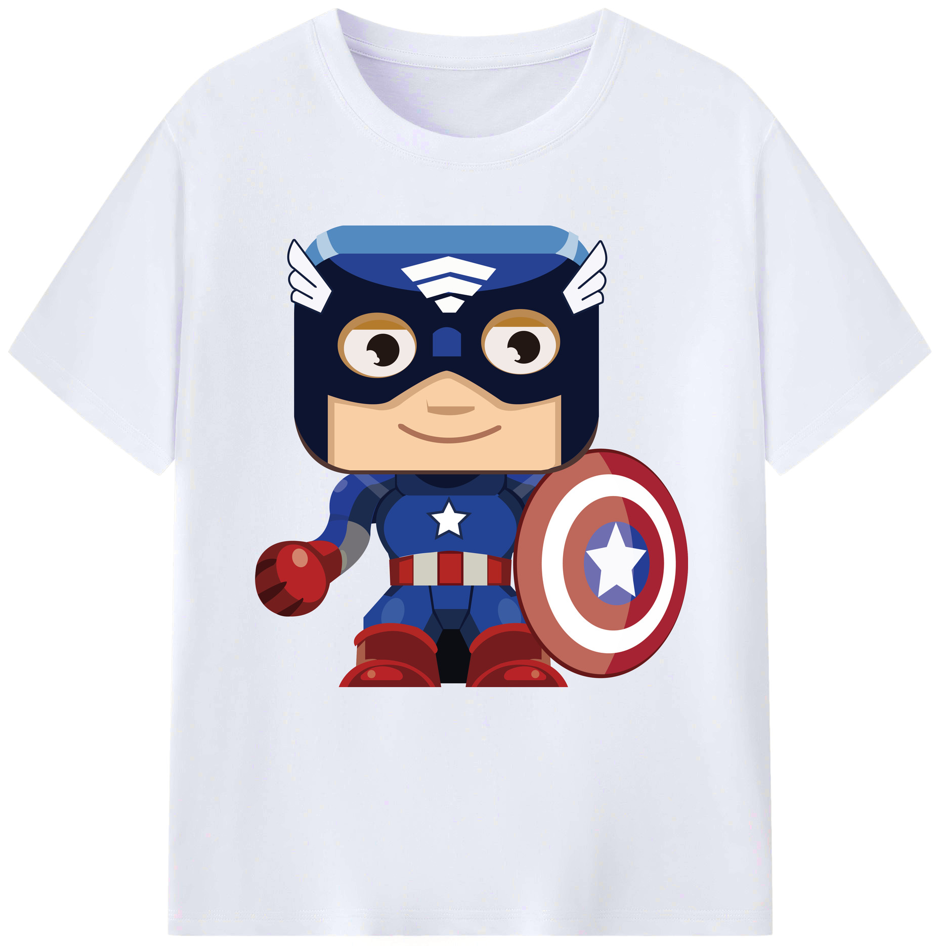 （画像用） アベンジャーズ The Avengers レディースカジュアルプリントTシャツ（綿100％）