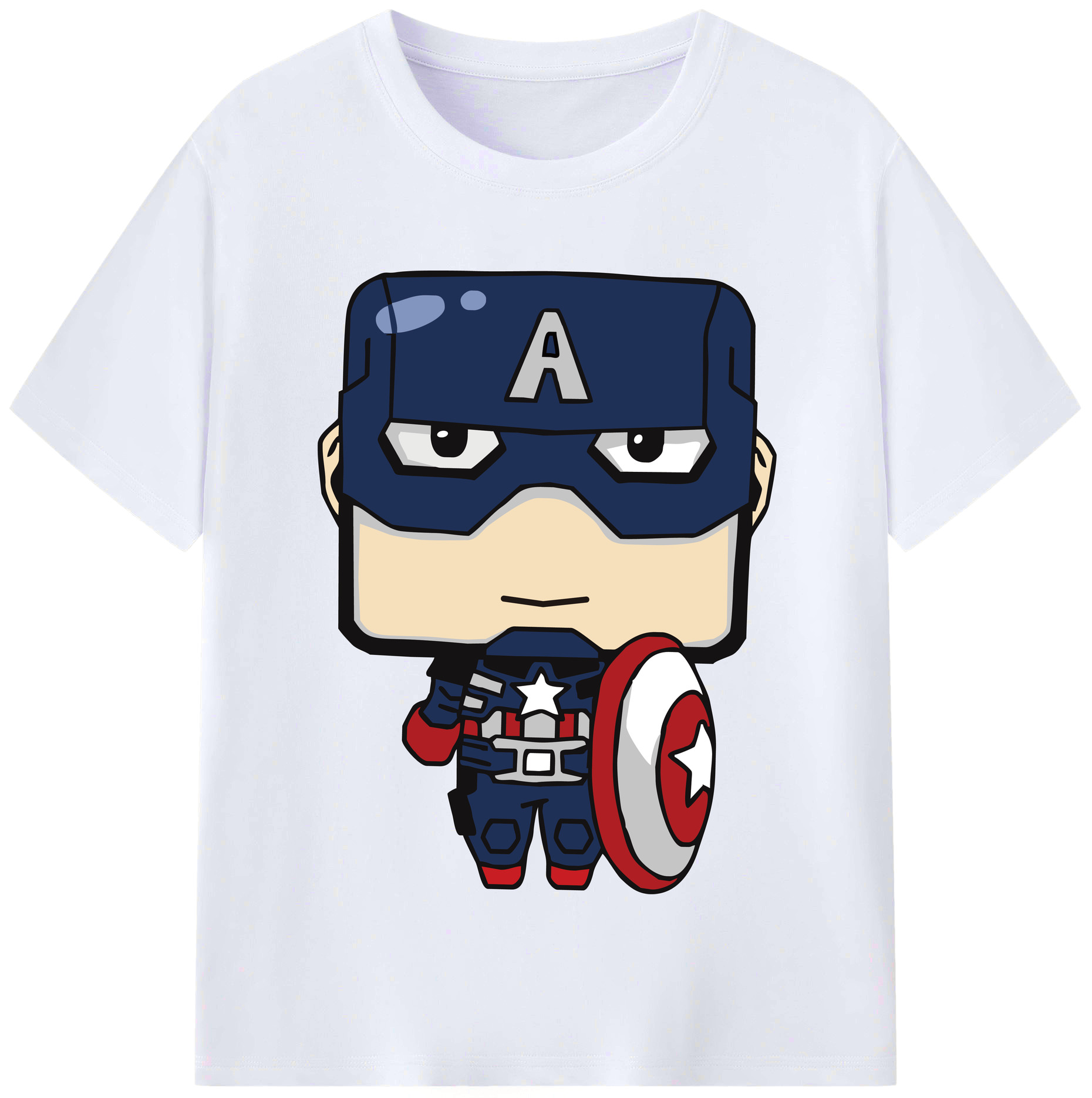 （画像用） アベンジャーズ The Avengers レディースカジュアルプリントTシャツ（綿100％）