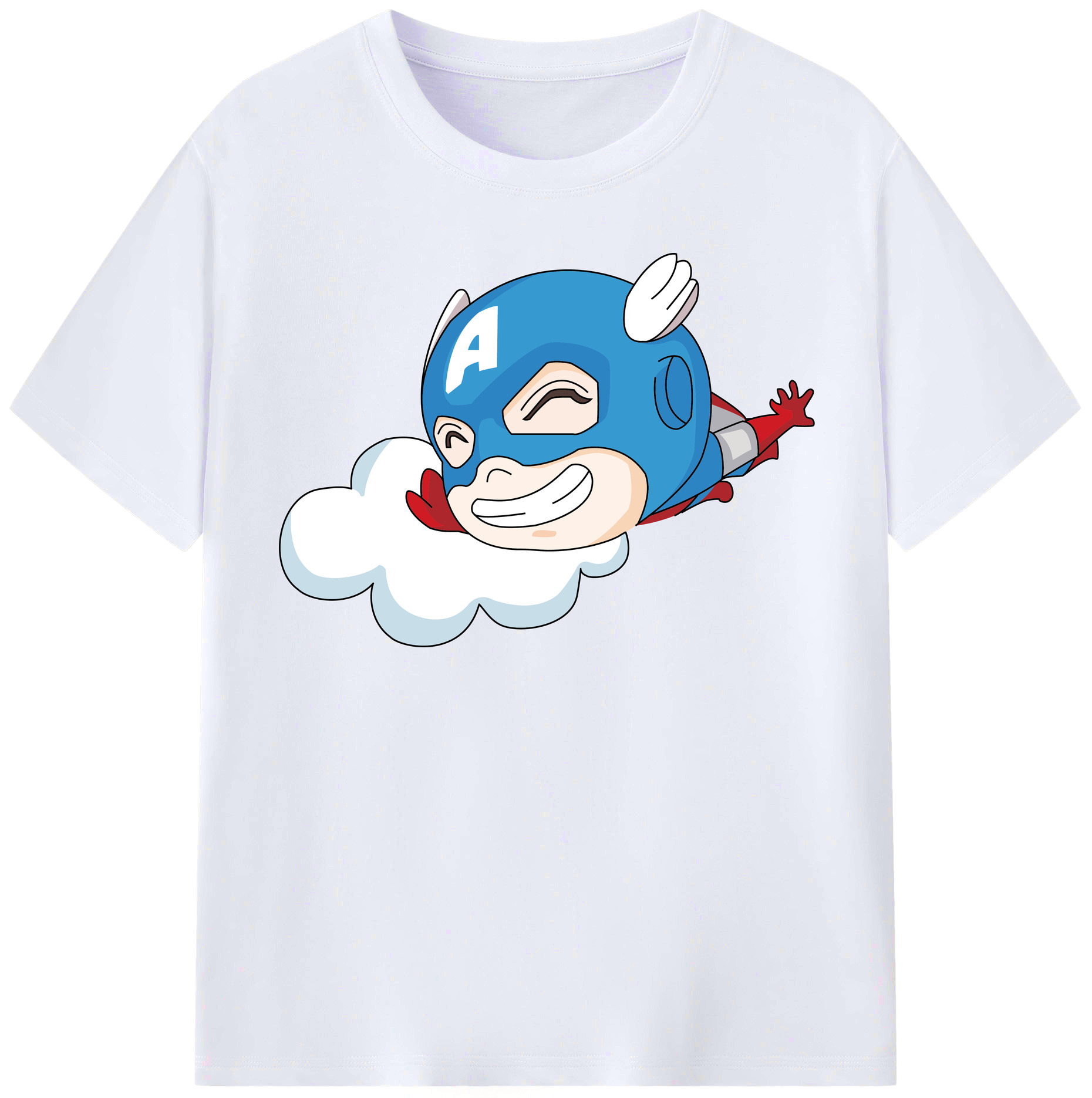 （画像用） アベンジャーズ The Avengers レディースカジュアルプリントTシャツ（綿100％）