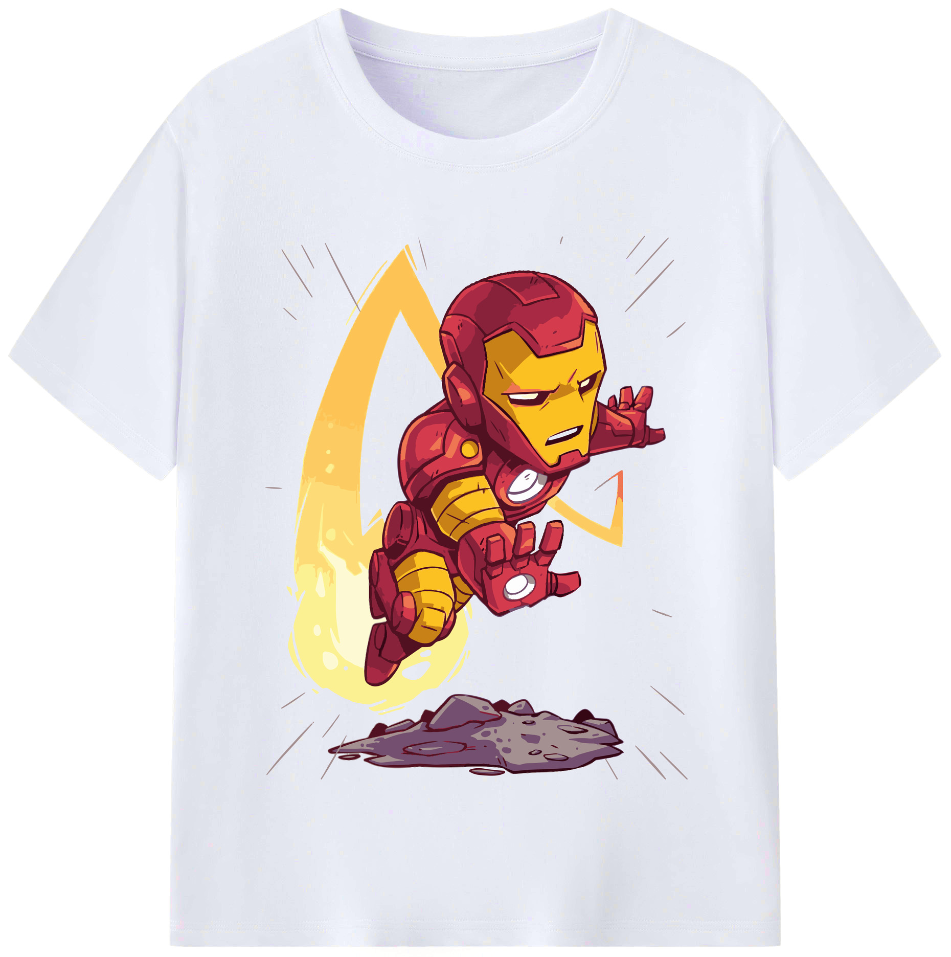 （画像用） アベンジャーズ The Avengers レディースカジュアルプリントTシャツ（綿100％）