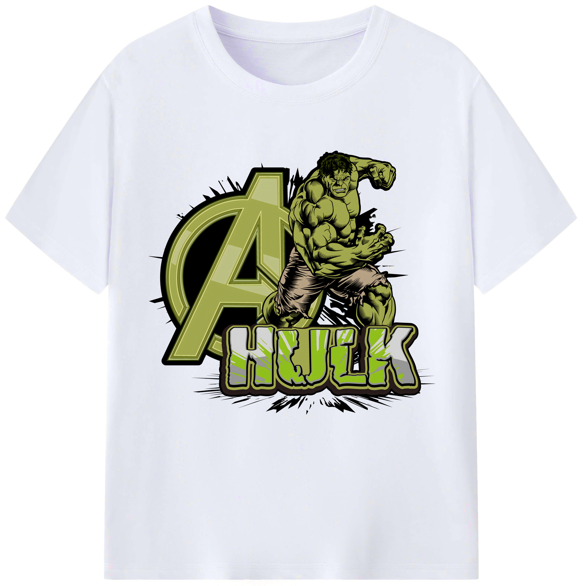 （画像用） アベンジャーズ The Avengers レディースカジュアルプリントTシャツ（綿100％）