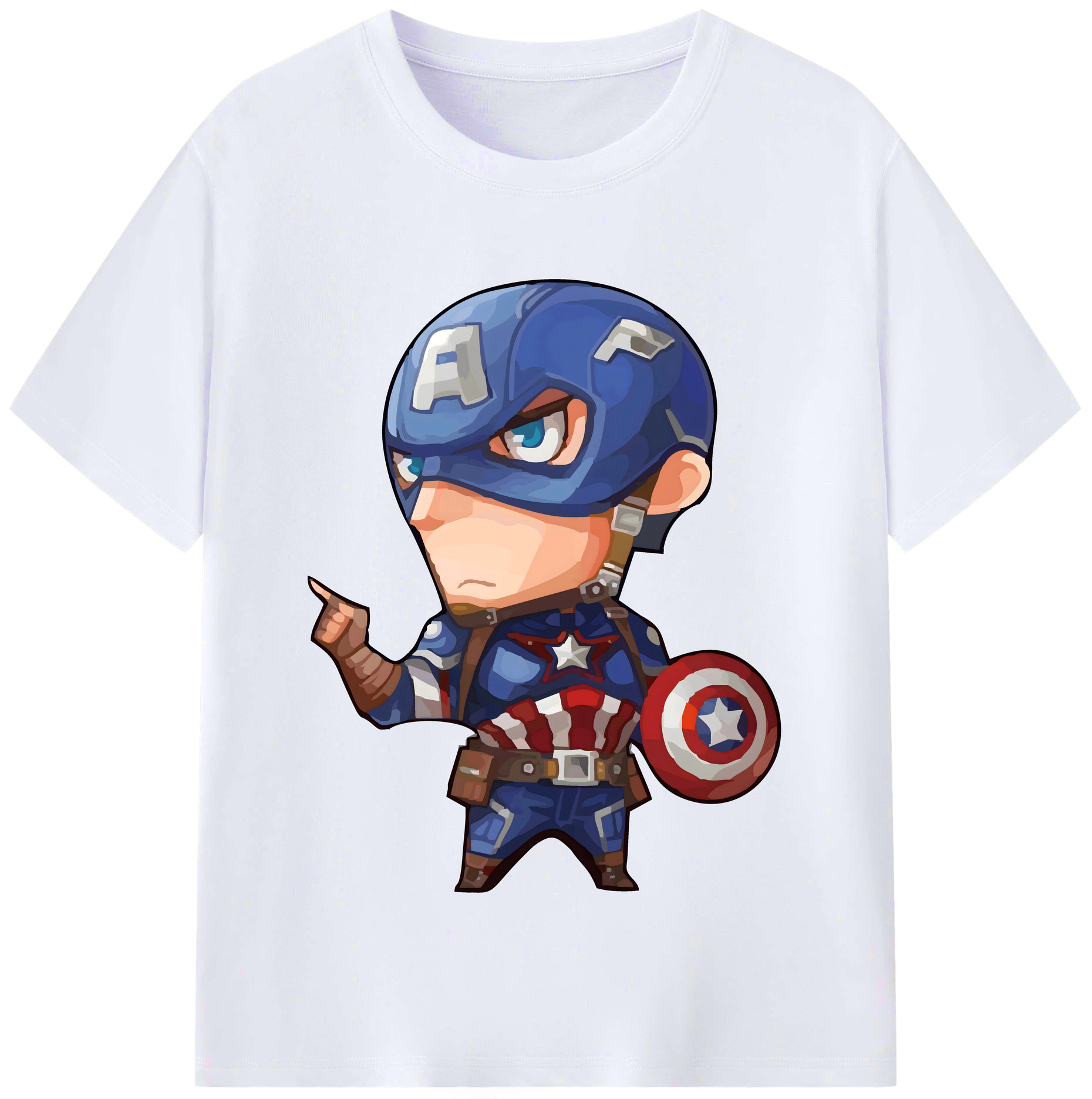 （画像用） アベンジャーズ The Avengers レディースカジュアルプリントTシャツ（綿100％）