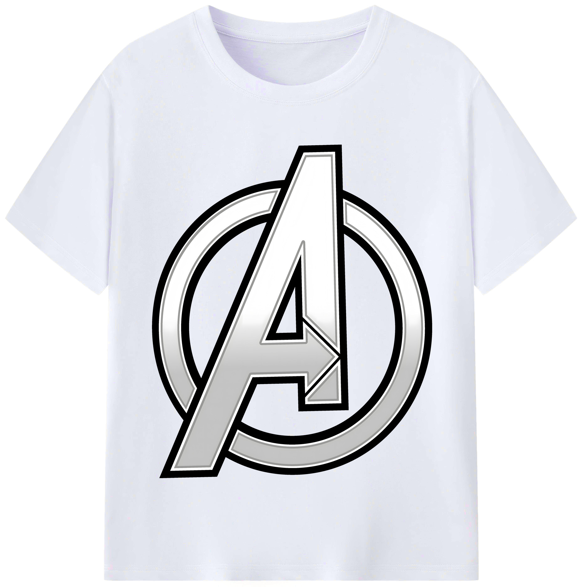 （画像用） アベンジャーズ The Avengers レディースカジュアルプリントTシャツ（綿100％）