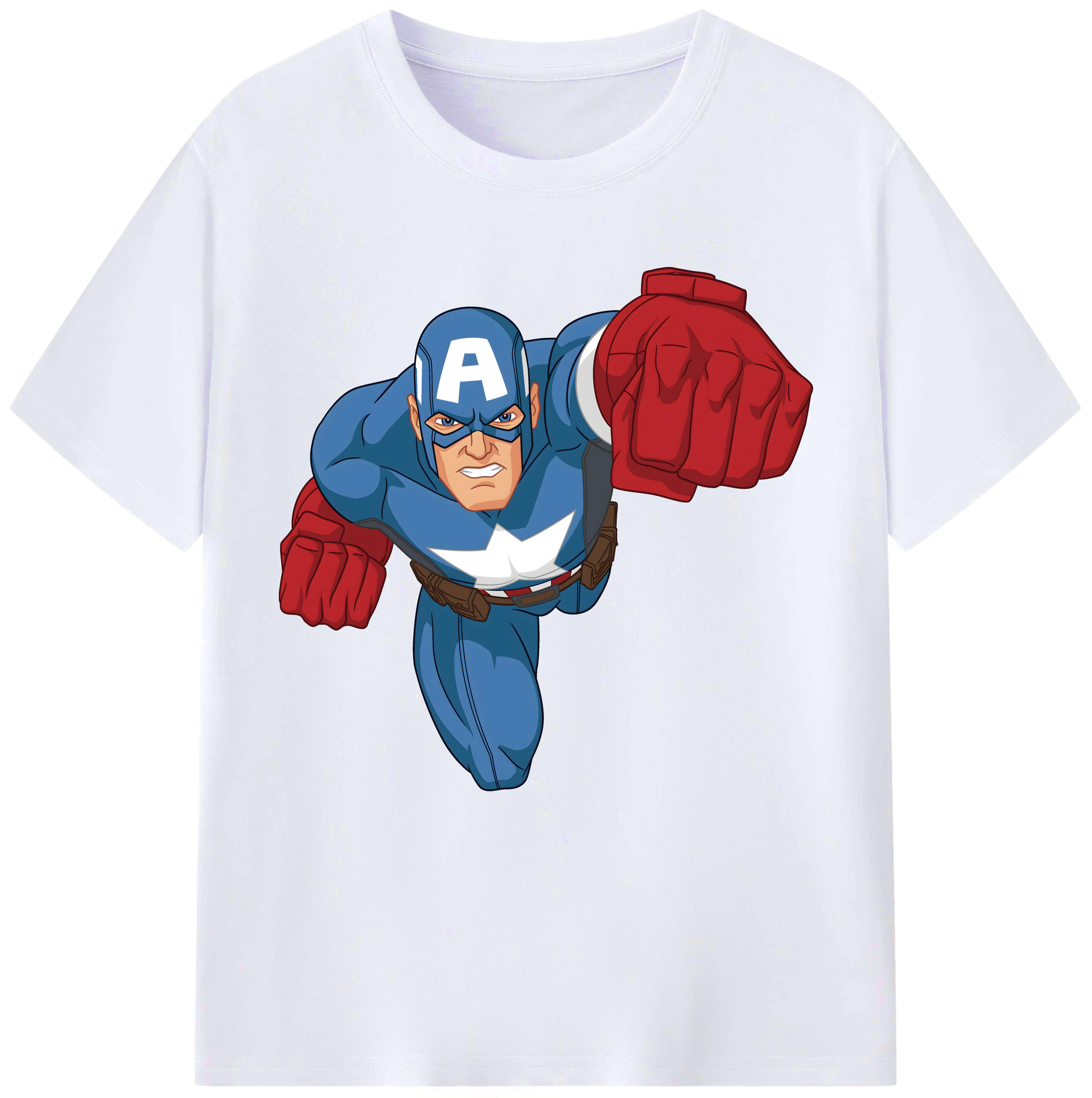 （画像用） アベンジャーズ The Avengers レディースカジュアルプリントTシャツ（綿100％）