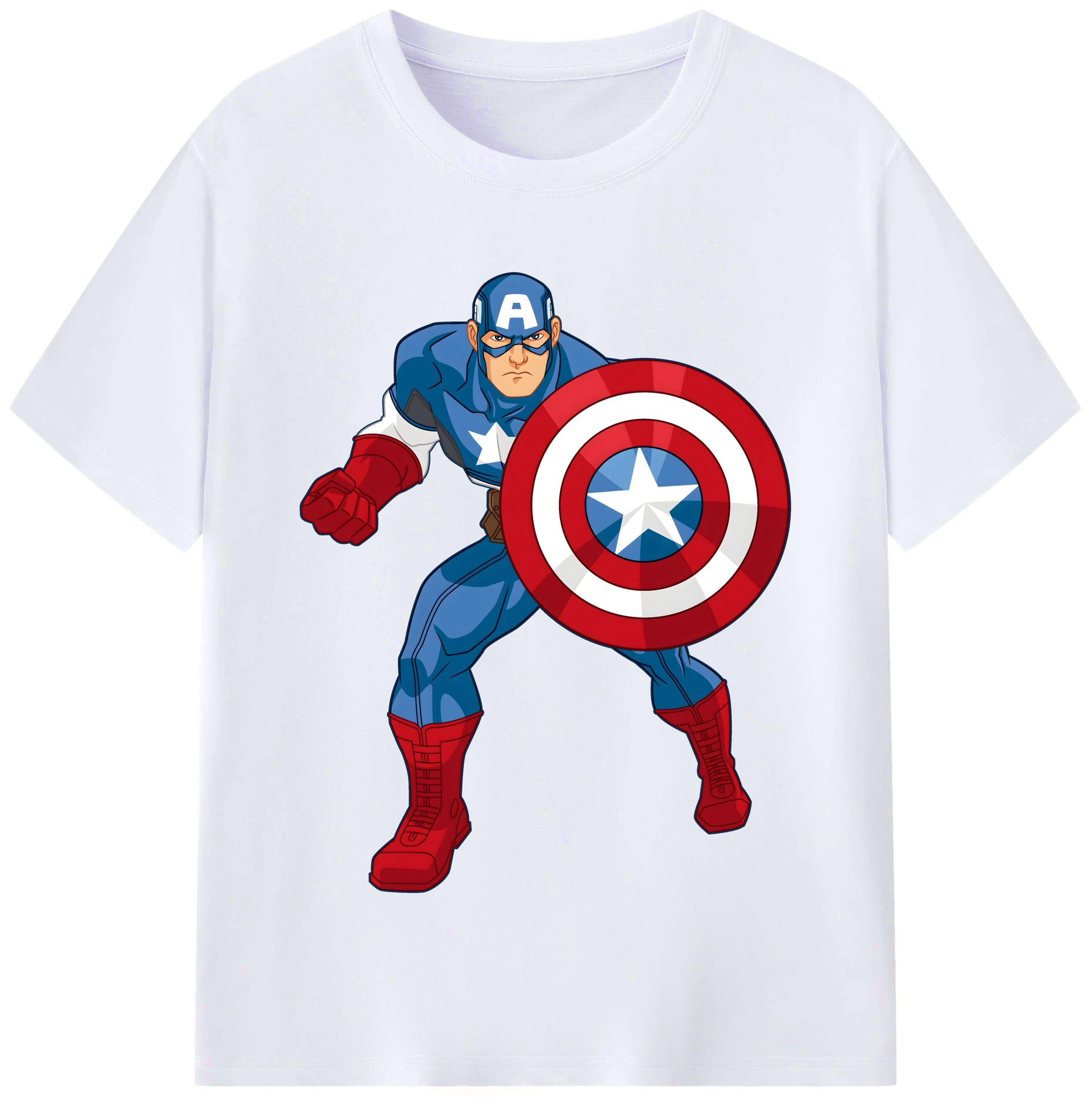 （画像用） アベンジャーズ The Avengers レディースカジュアルプリントTシャツ（綿100％）