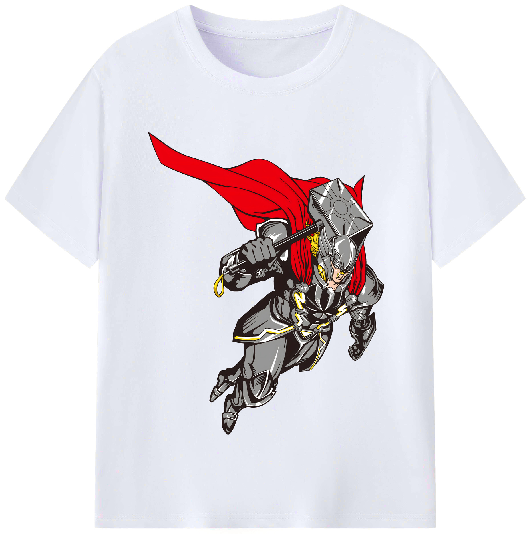 （画像用） アベンジャーズ The Avengers レディースカジュアルプリントTシャツ（綿100％）