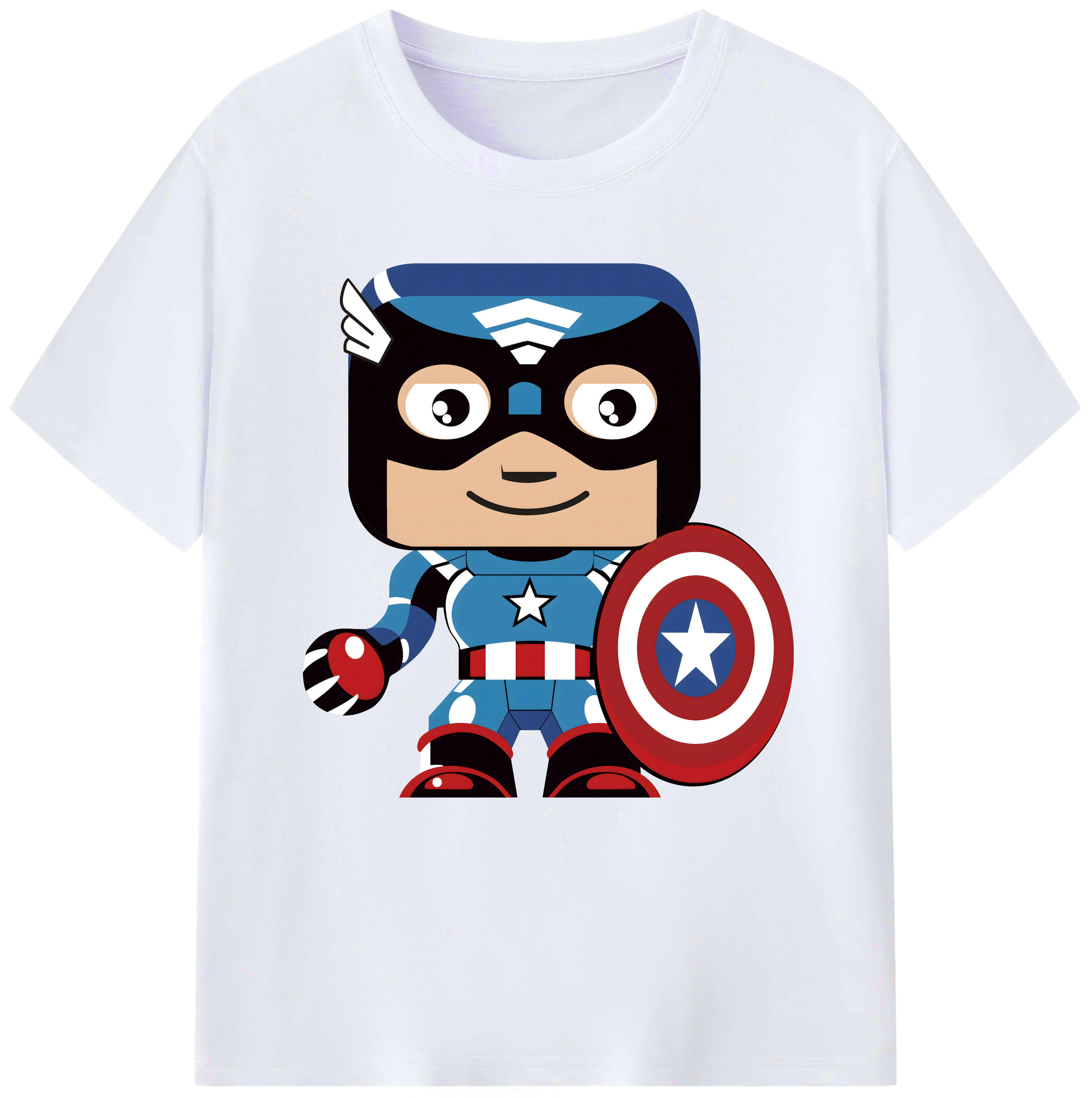 （画像用） アベンジャーズ The Avengers レディースカジュアルプリントTシャツ（綿100％）