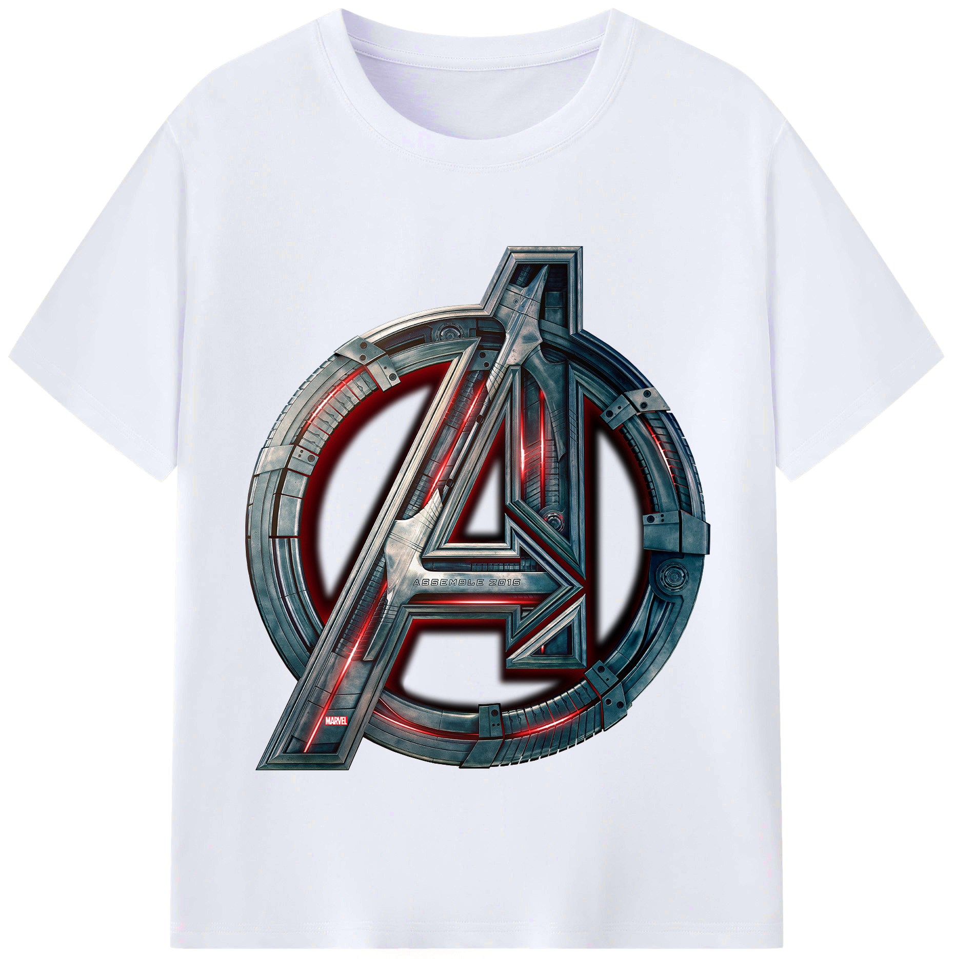 （画像用） アベンジャーズ The Avengers レディースカジュアルプリントTシャツ（綿100％）
