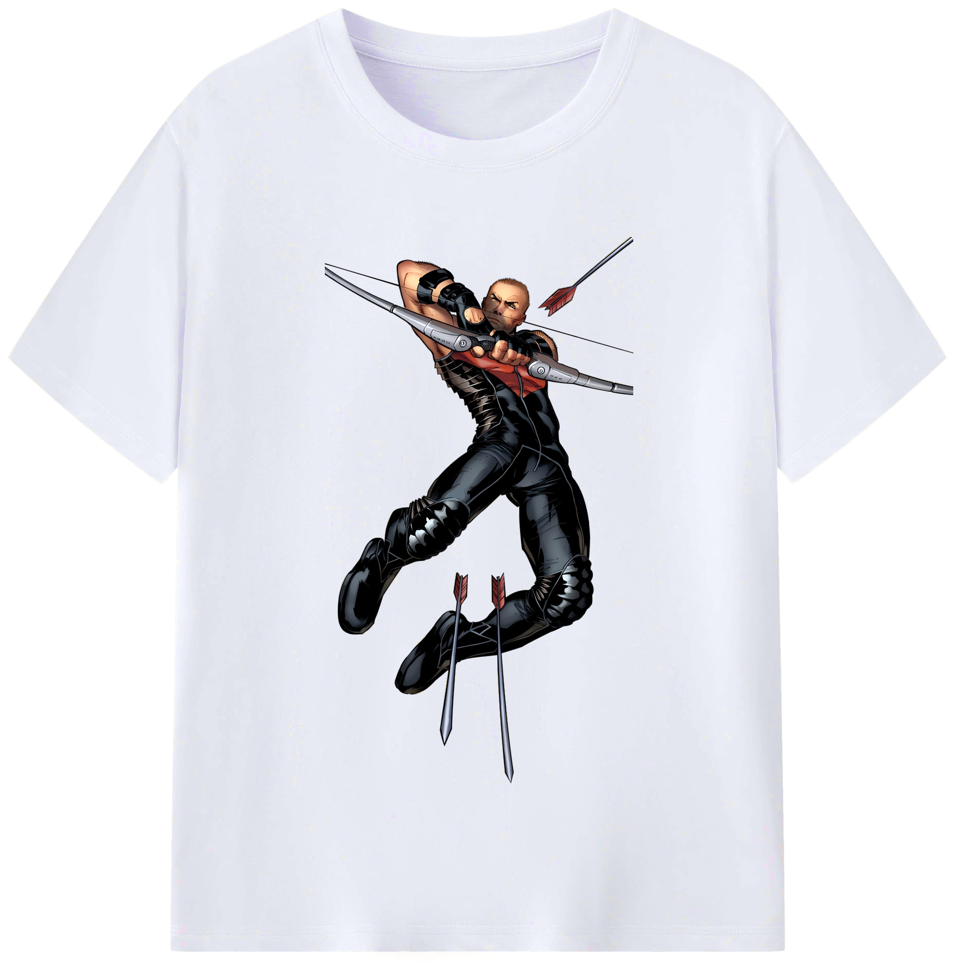 （画像用） アベンジャーズ The Avengers レディースカジュアルプリントTシャツ（綿100％）