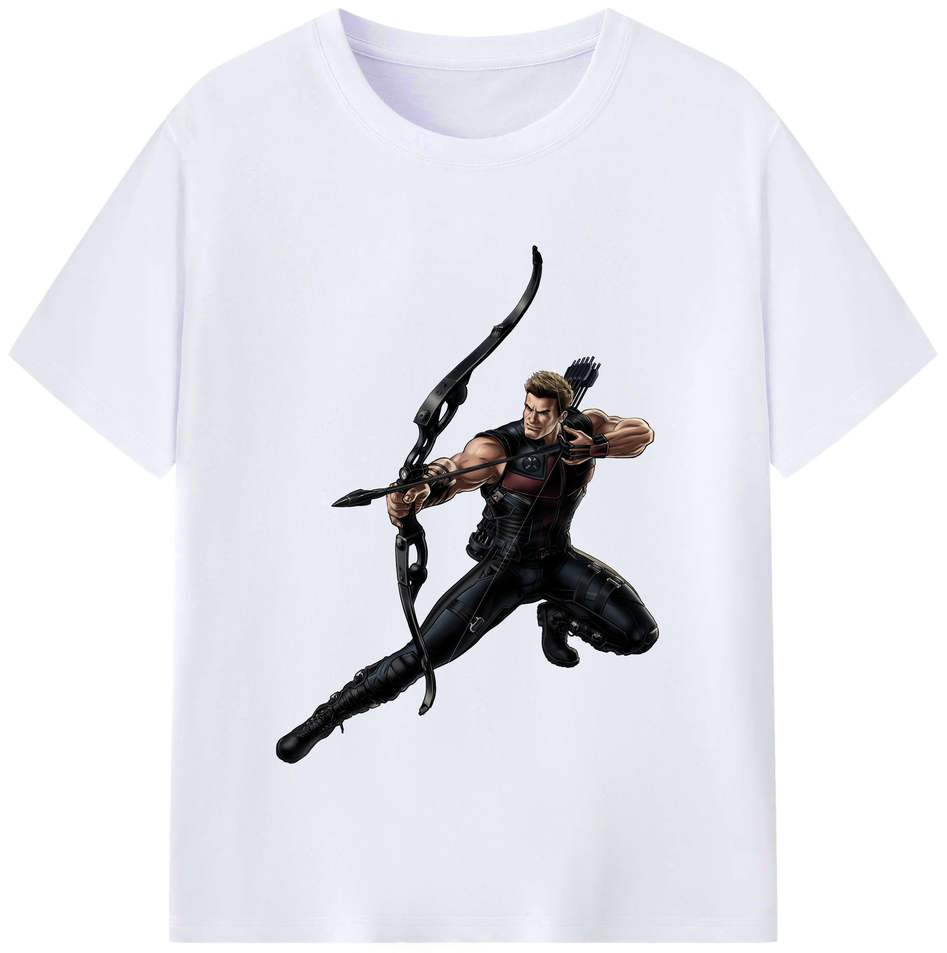 （画像用） アベンジャーズ The Avengers レディースカジュアルプリントTシャツ（綿100％）