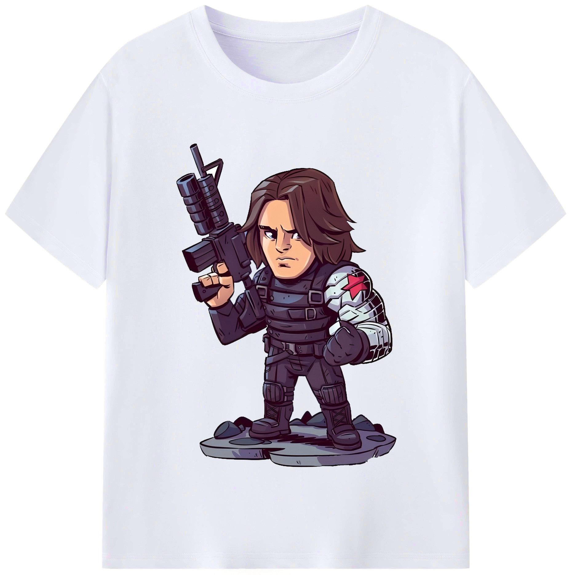 （画像用） アベンジャーズ The Avengers レディースカジュアルプリントTシャツ（綿100％）