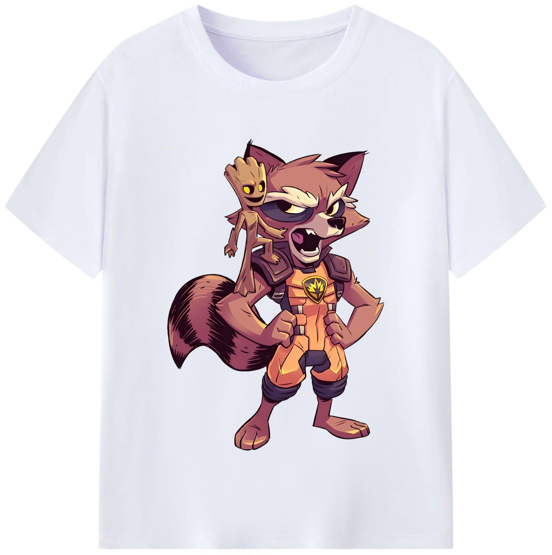 （画像用） アベンジャーズ The Avengers レディースカジュアルプリントTシャツ（綿100％）