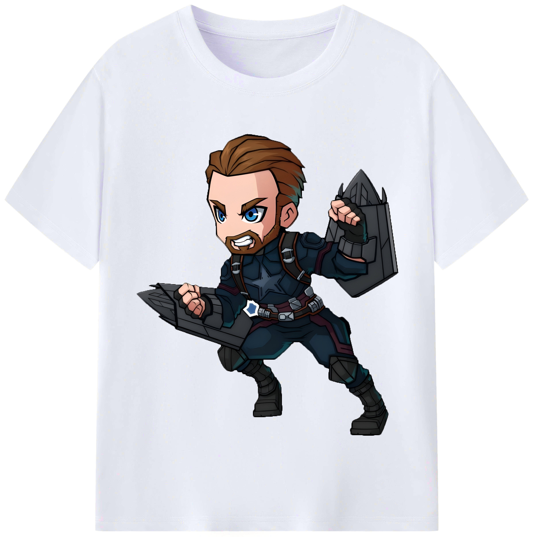 （画像用） アベンジャーズ The Avengers レディースカジュアルプリントTシャツ（綿100％）
