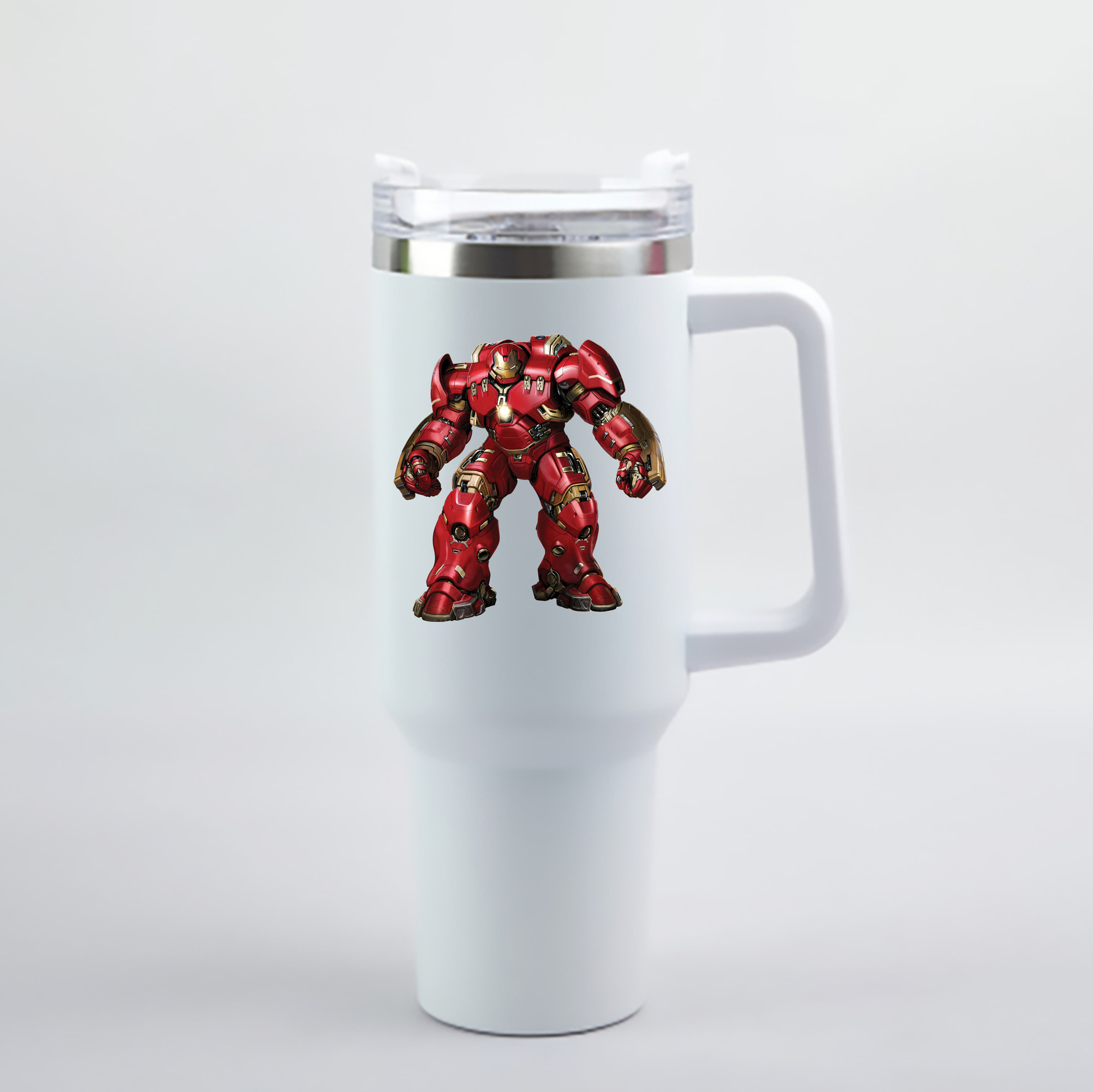 （画像用） アベンジャーズ The Avengers 1200mL車用タンブラー - クリスタルステッカー（プラスチックストロー付き）