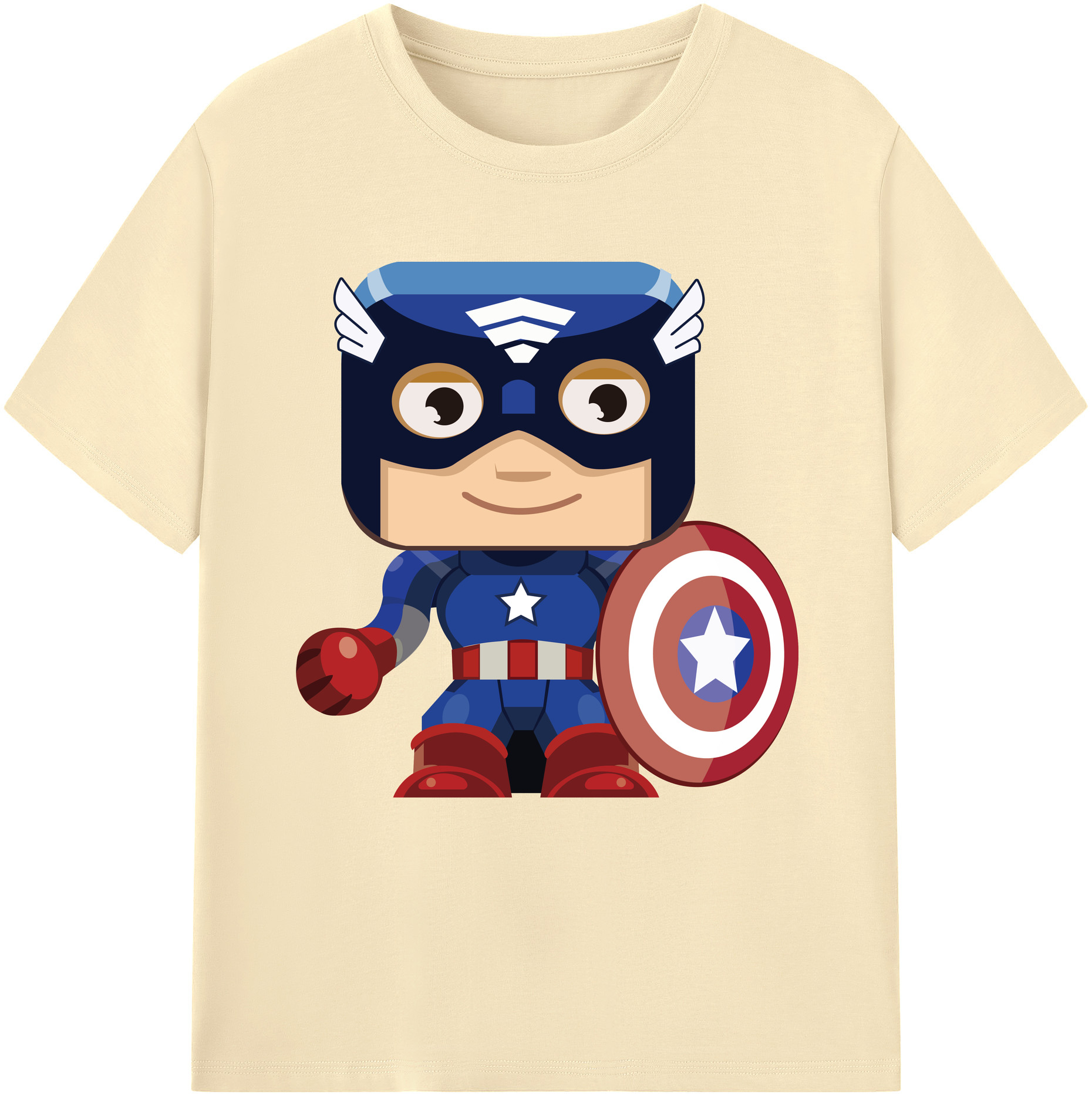 （画像用） アベンジャーズ The Avengers 綿100％半袖Tシャツ（フロントプリント）