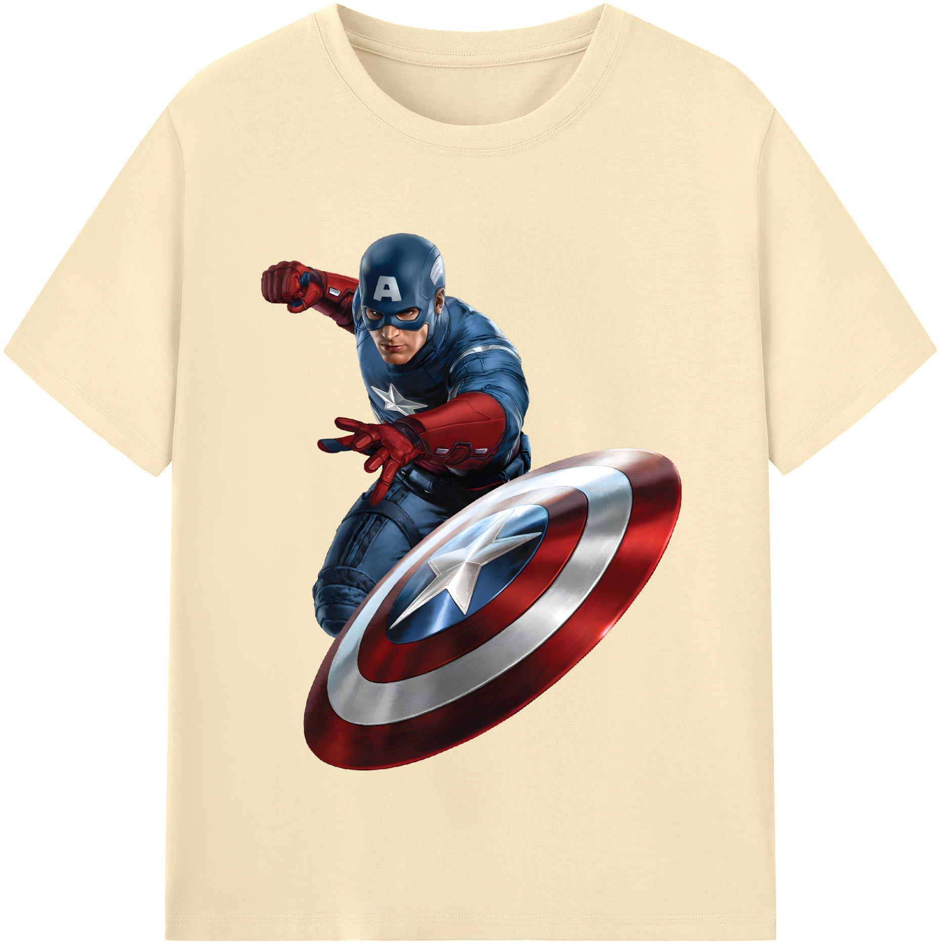 （画像用） アベンジャーズ The Avengers 綿100％半袖Tシャツ（フロントプリント）