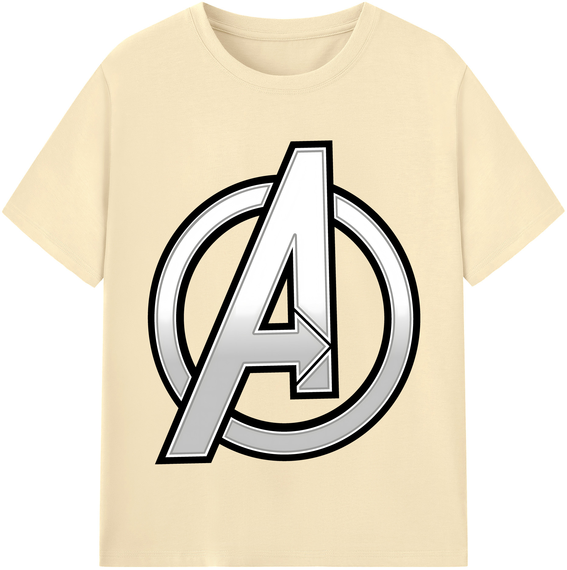 （画像用） アベンジャーズ The Avengers 綿100％半袖Tシャツ（フロントプリント）