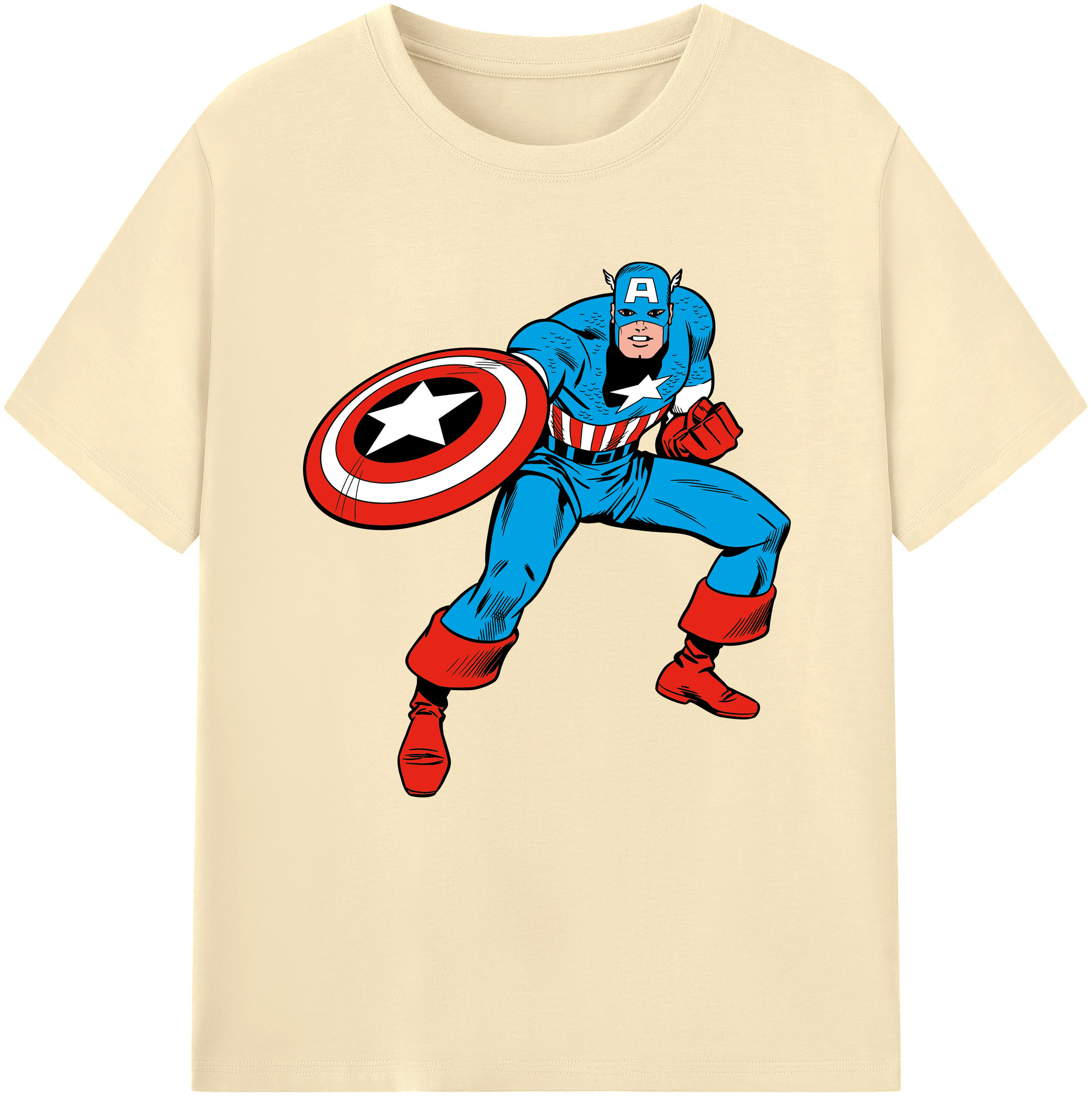 （画像用） アベンジャーズ The Avengers 綿100％半袖Tシャツ（フロントプリント）
