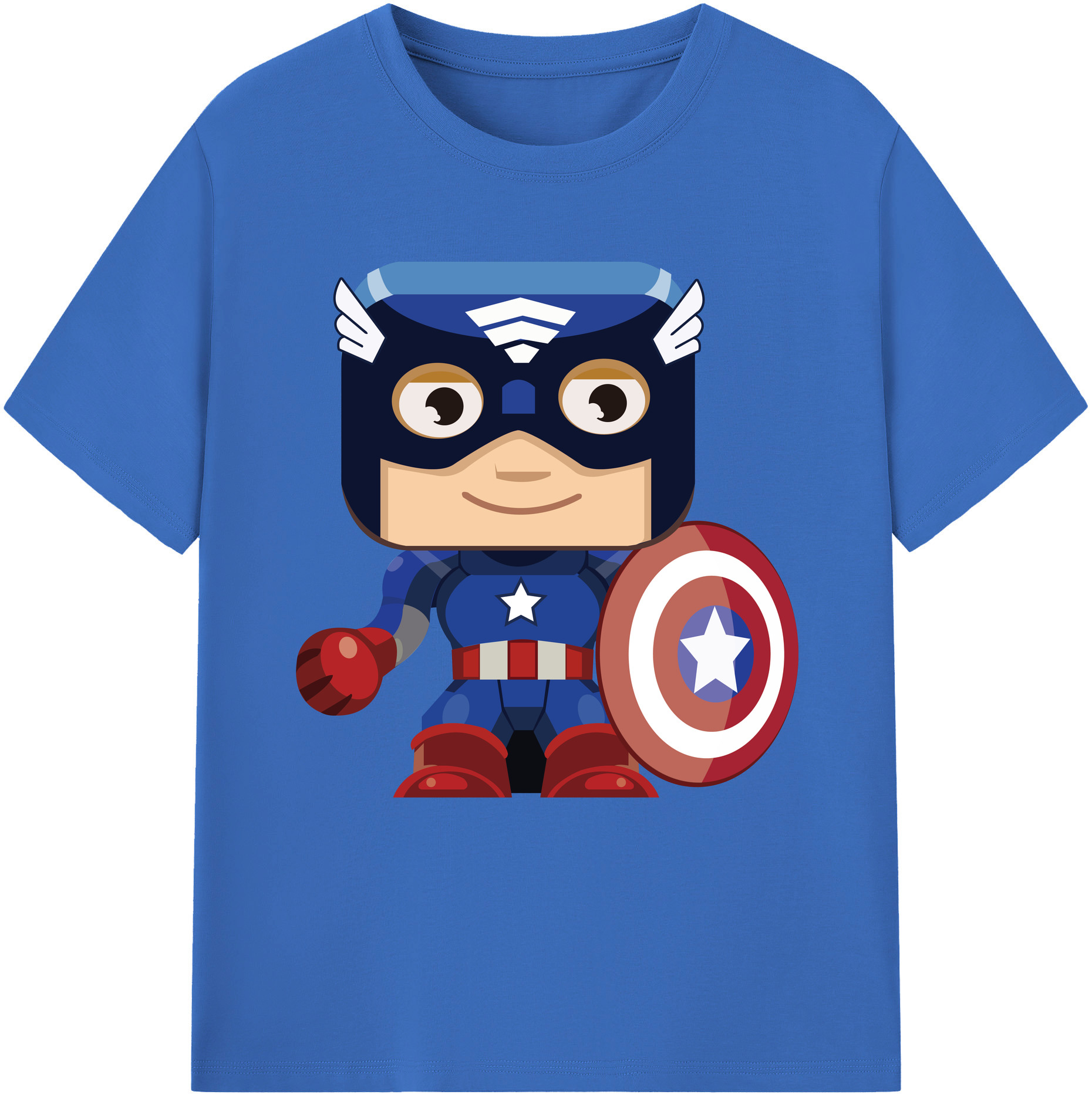 （画像用） アベンジャーズ The Avengers 綿100％半袖Tシャツ（フロントプリント）