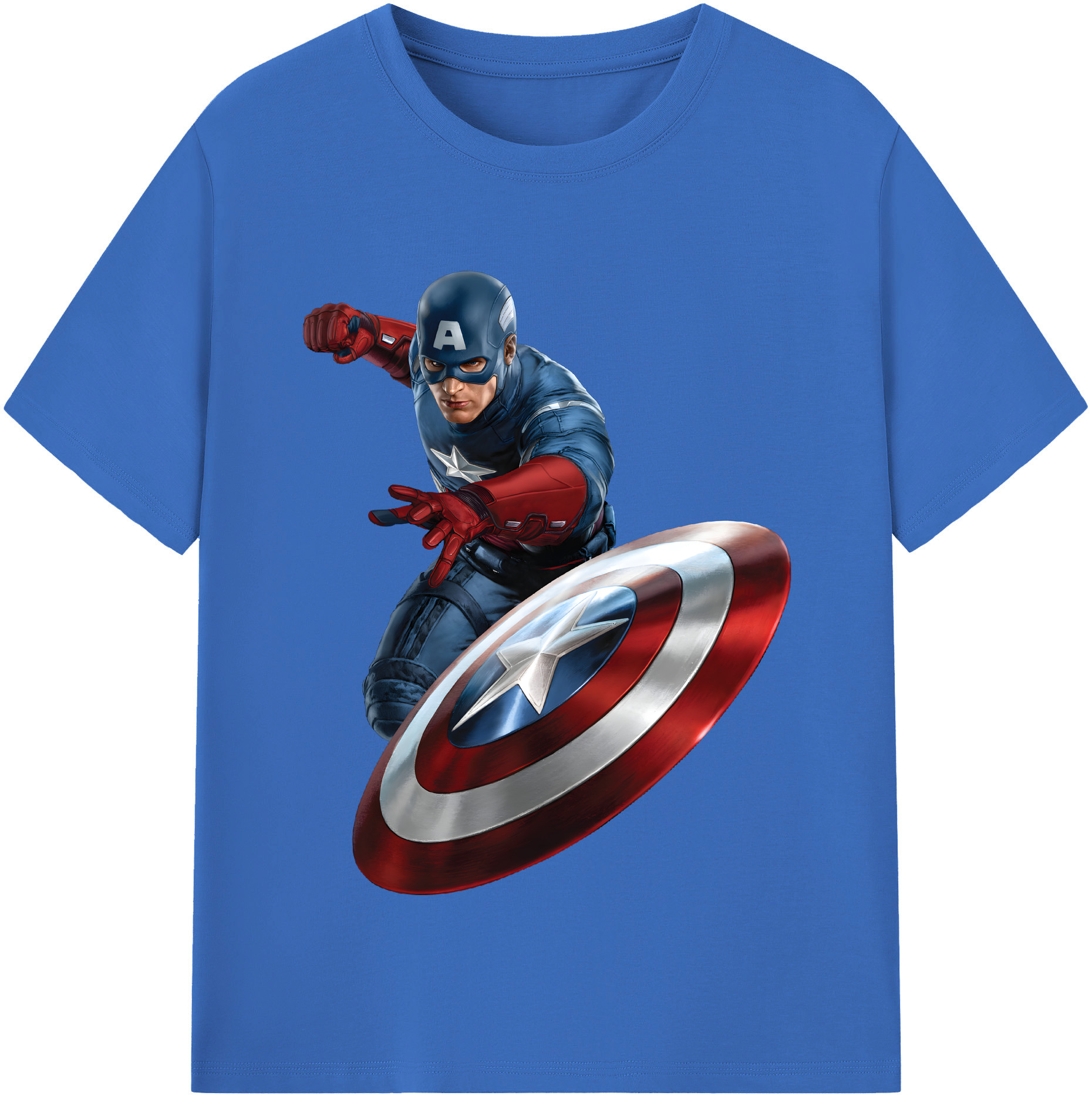 （画像用） アベンジャーズ The Avengers 綿100％半袖Tシャツ（フロントプリント）