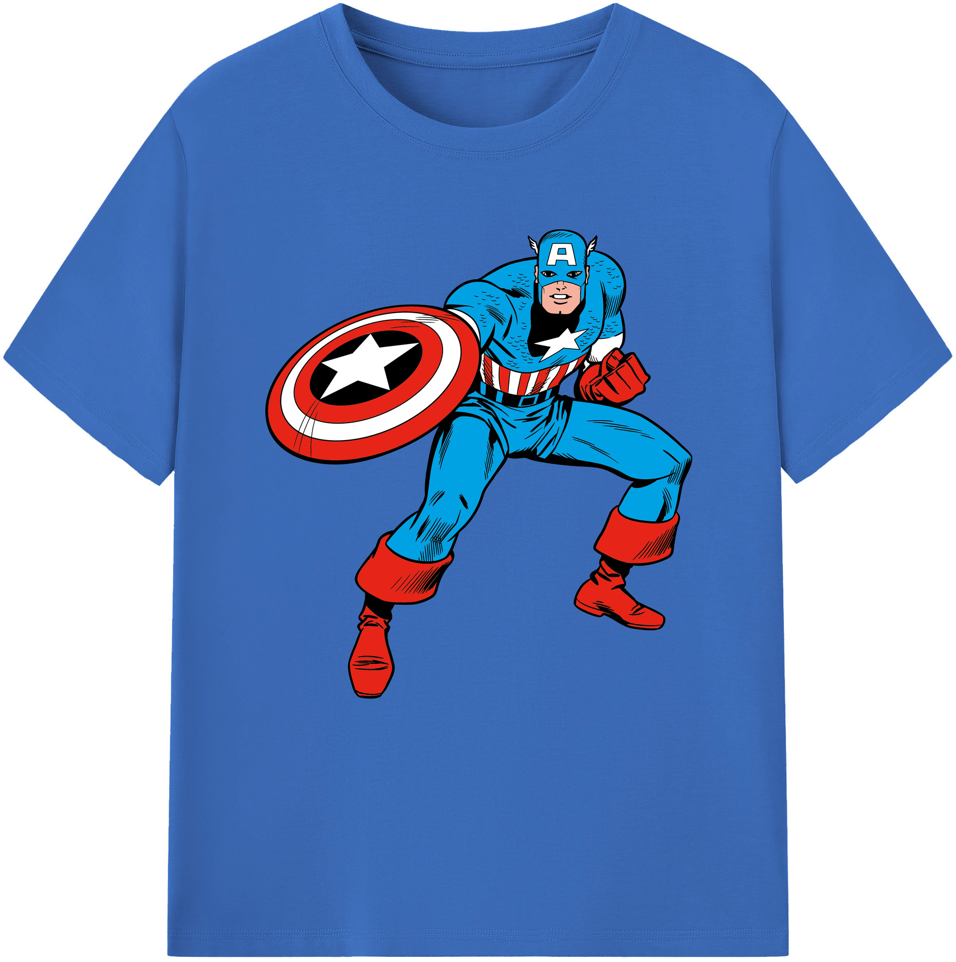 （画像用） アベンジャーズ The Avengers 綿100％半袖Tシャツ（フロントプリント）