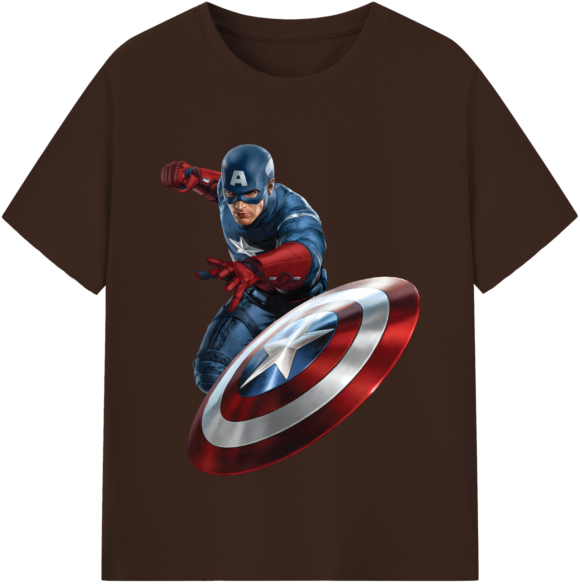 （画像用） アベンジャーズ The Avengers 綿100％半袖Tシャツ（フロントプリント）