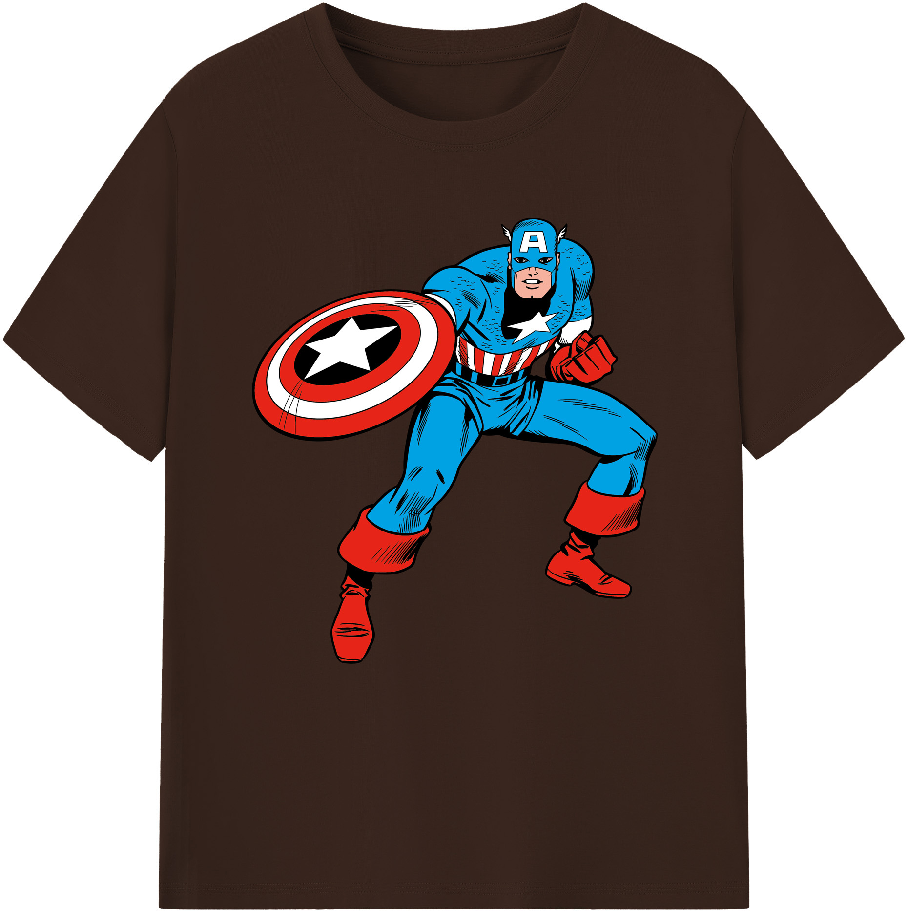 （画像用） アベンジャーズ The Avengers 綿100％半袖Tシャツ（フロントプリント）