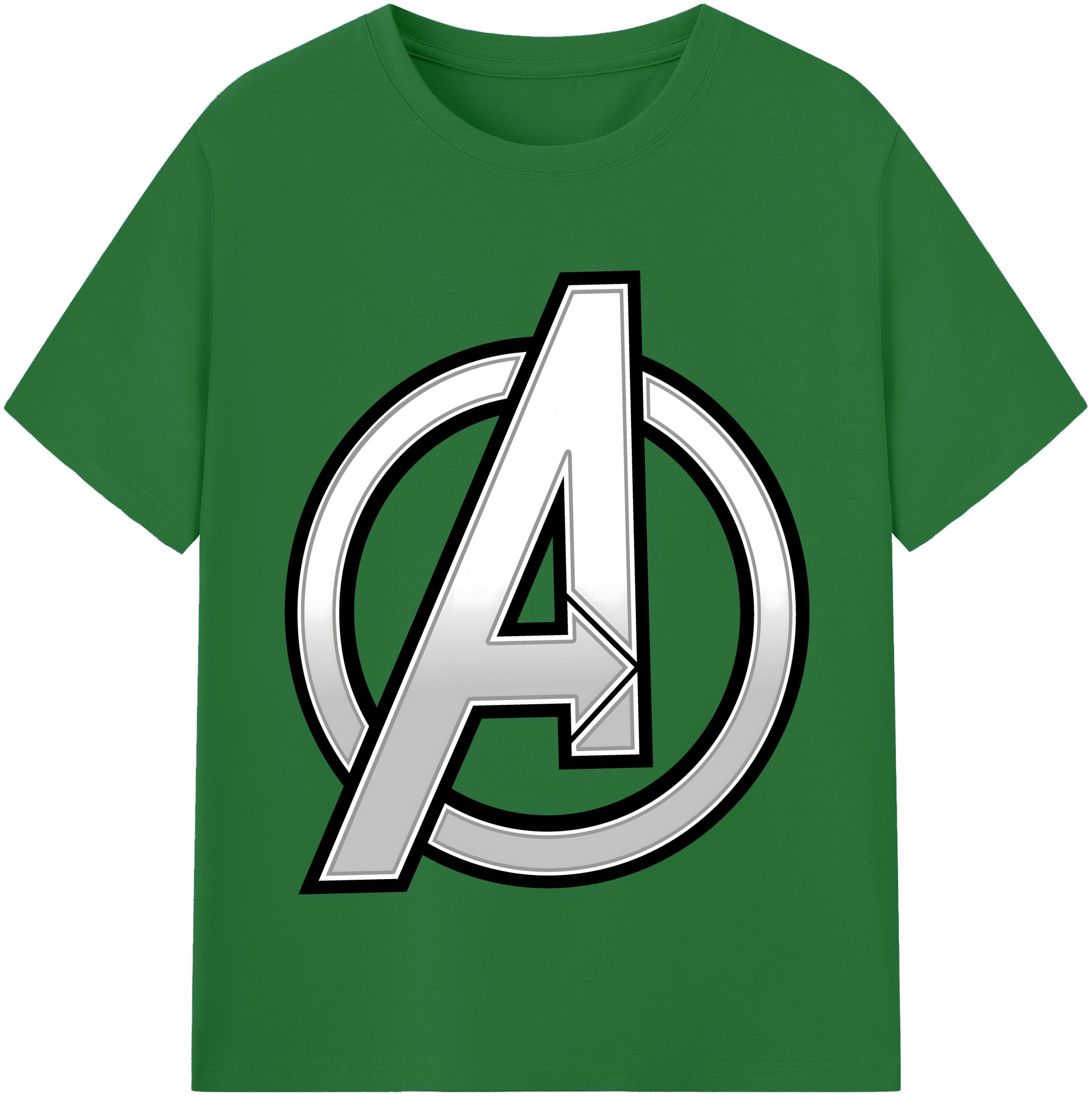 （画像用） アベンジャーズ The Avengers 綿100％半袖Tシャツ（フロントプリント）