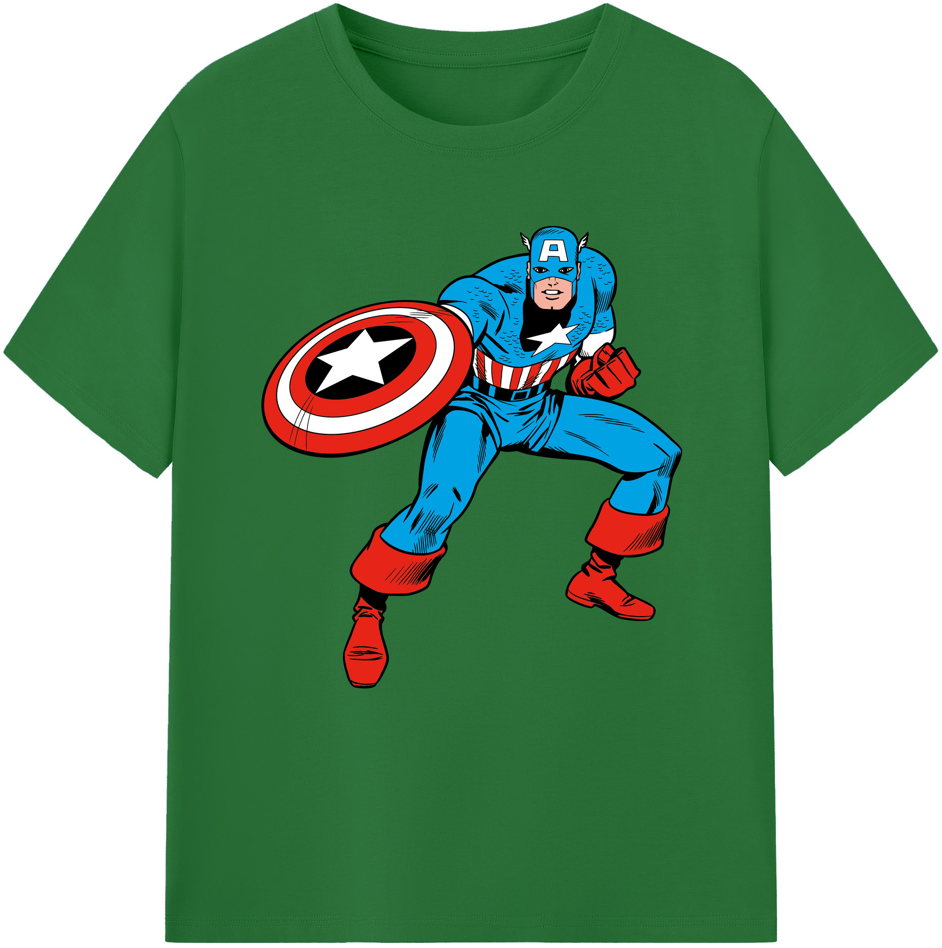 （画像用） アベンジャーズ The Avengers 綿100％半袖Tシャツ（フロントプリント）