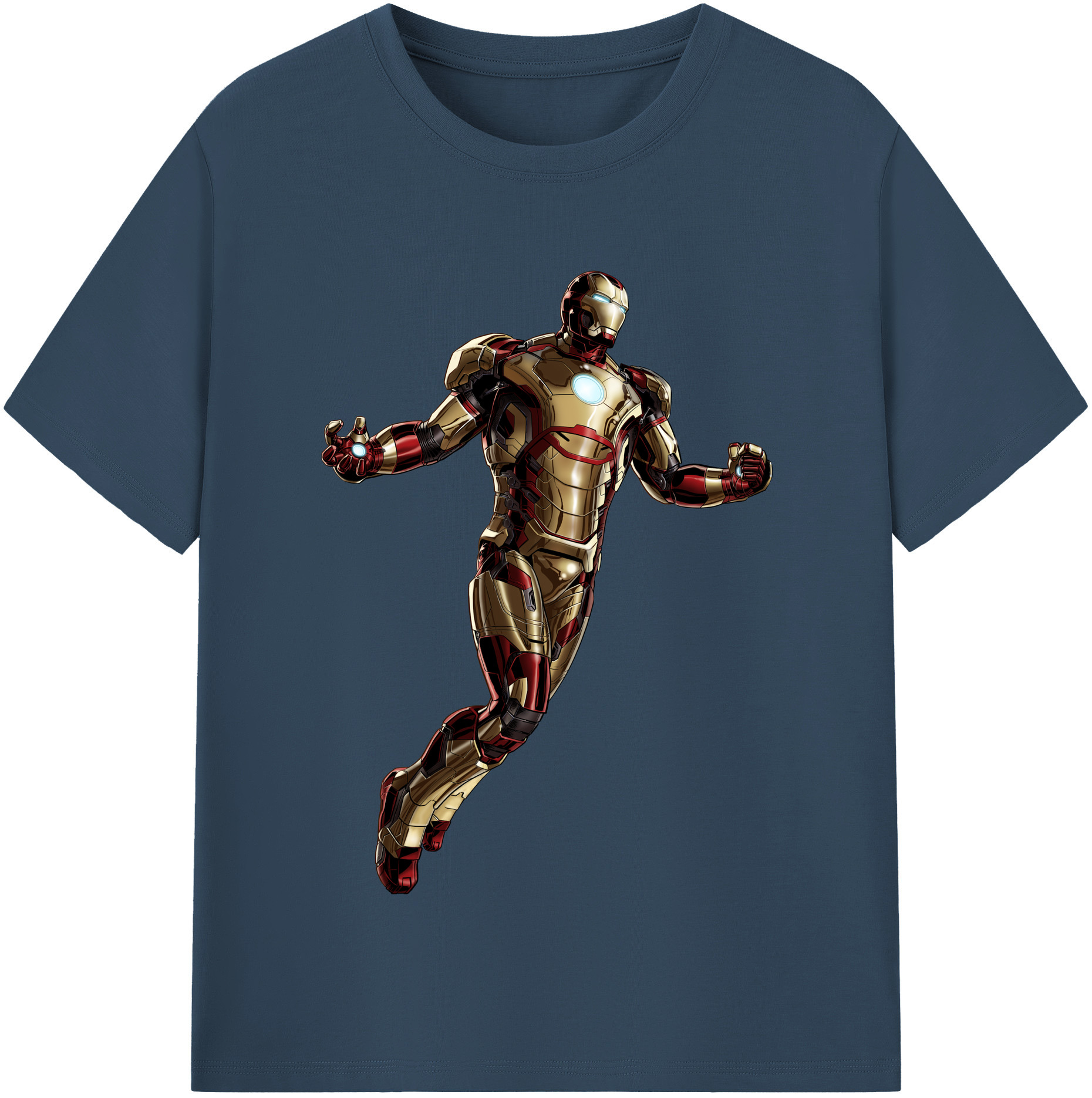 （画像用） アベンジャーズ The Avengers 綿100％半袖Tシャツ（フロントプリント）