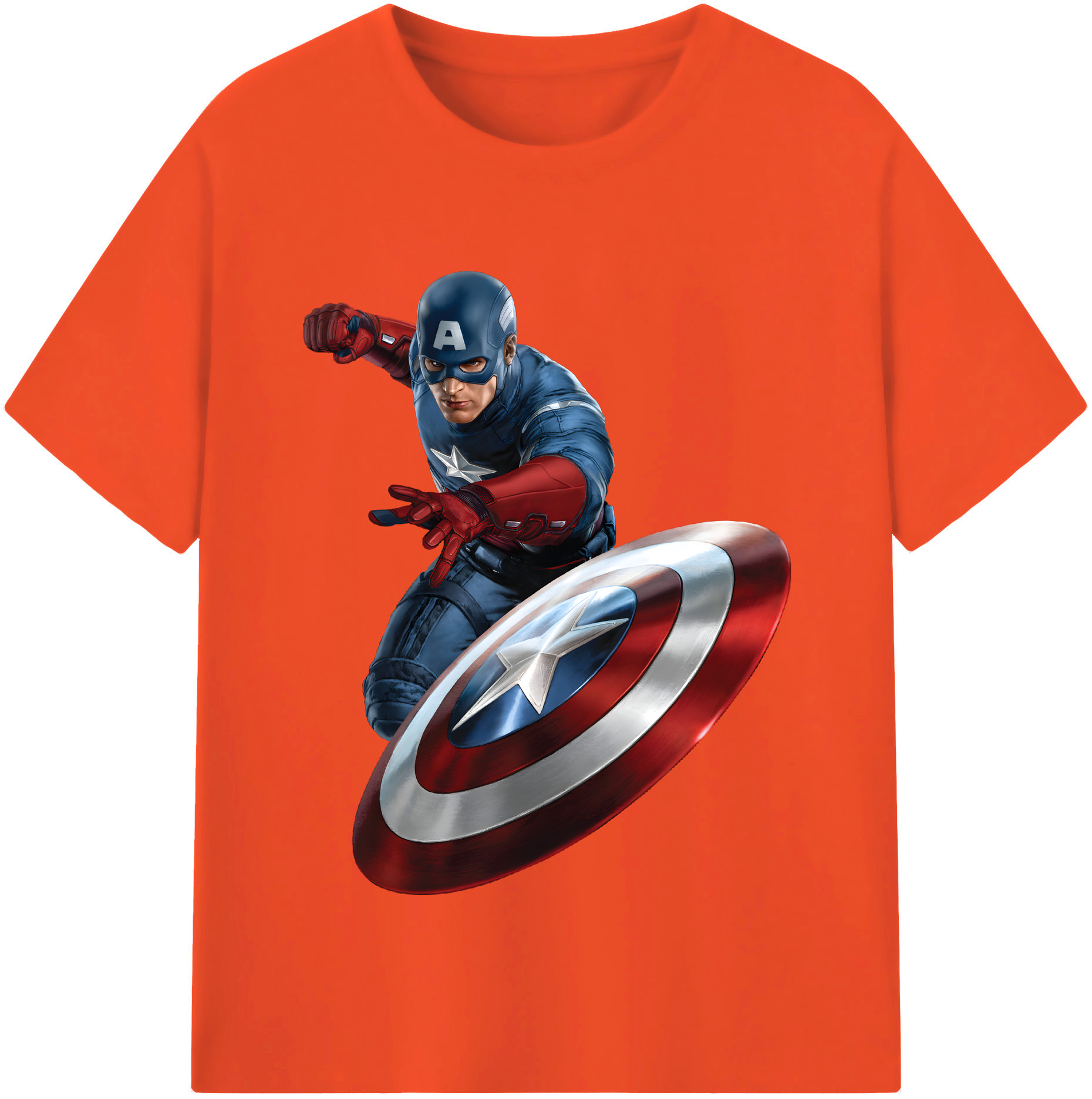 （画像用） アベンジャーズ The Avengers 綿100％半袖Tシャツ（フロントプリント）