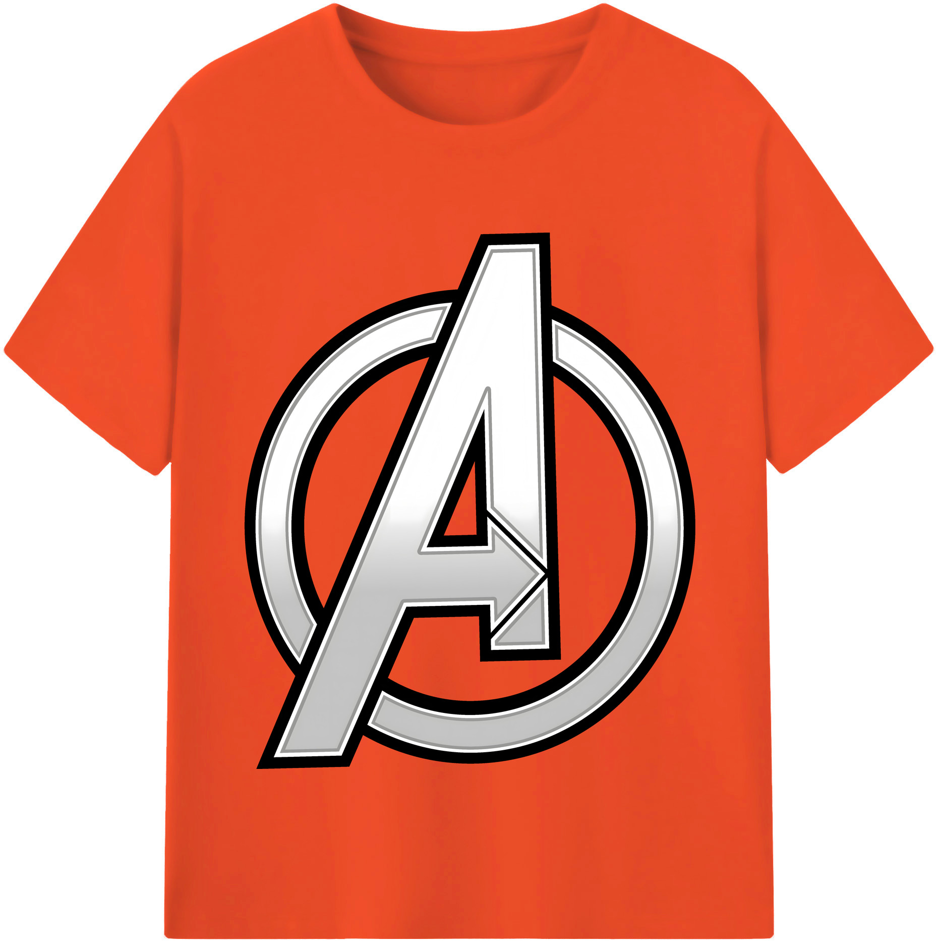 （画像用） アベンジャーズ The Avengers 綿100％半袖Tシャツ（フロントプリント）