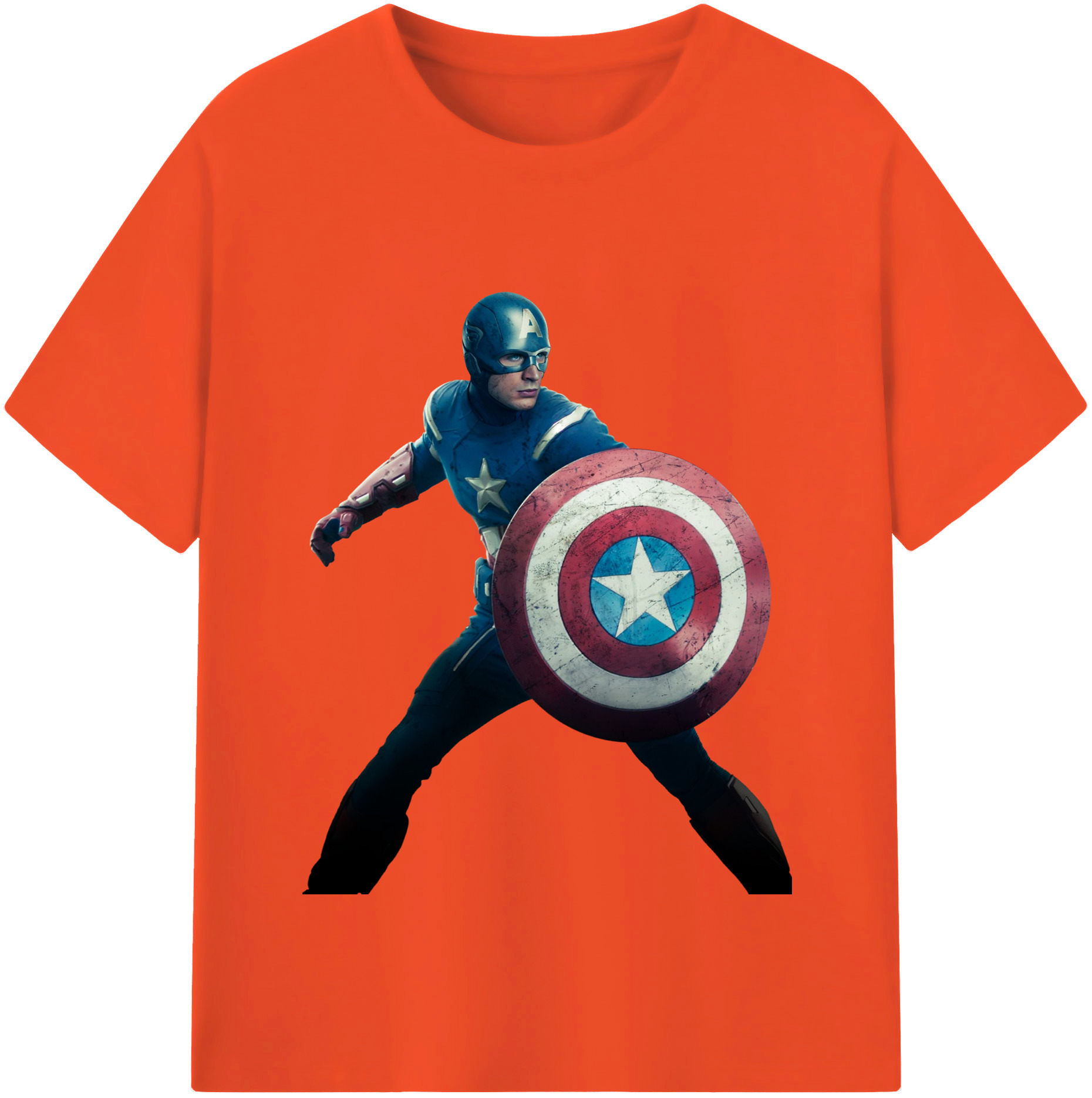 （画像用） アベンジャーズ The Avengers 綿100％半袖Tシャツ（フロントプリント）