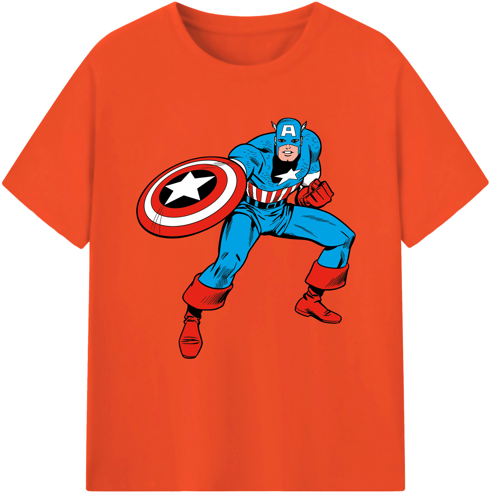 （画像用） アベンジャーズ The Avengers 綿100％半袖Tシャツ（フロントプリント）