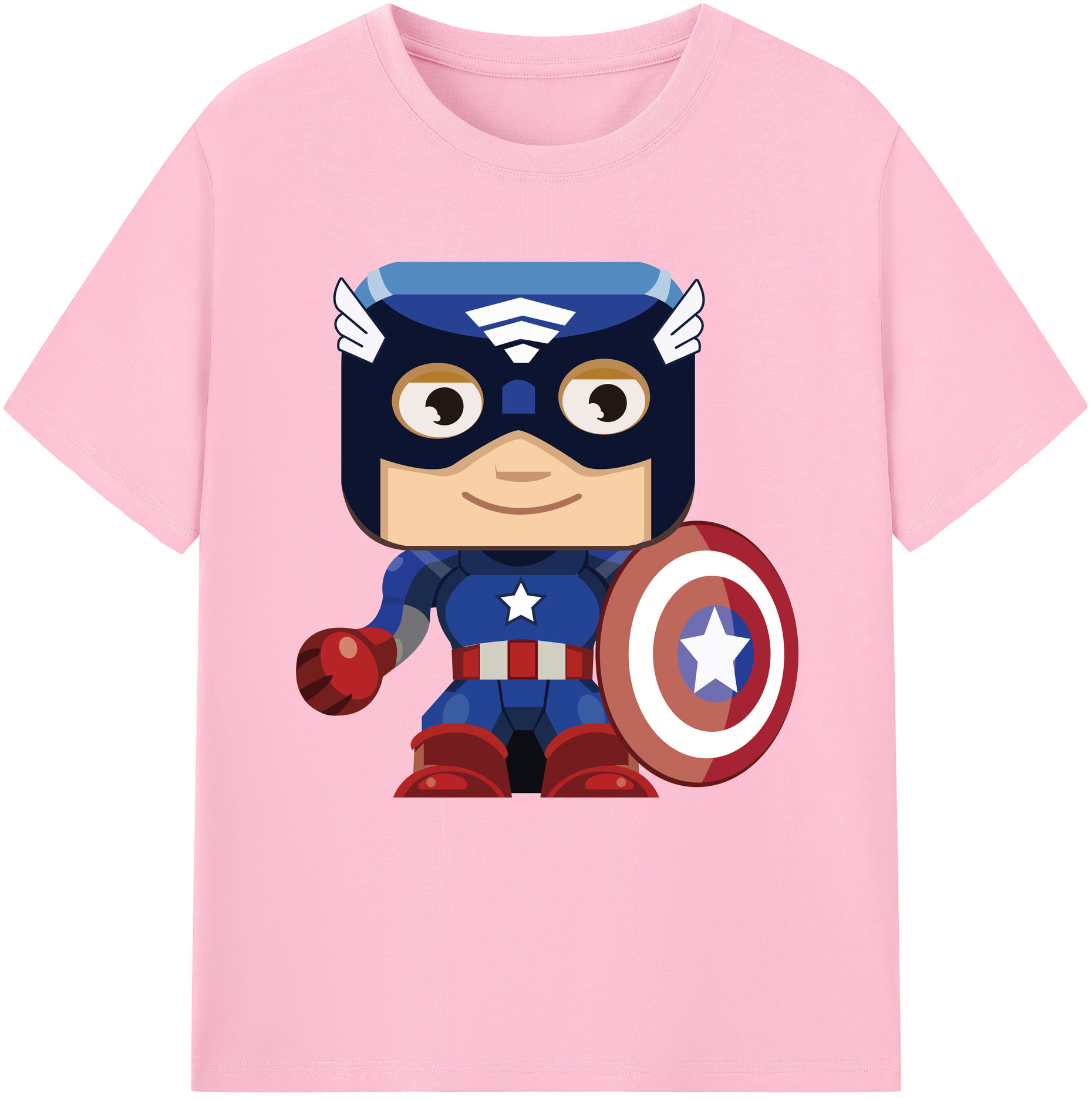 （画像用） アベンジャーズ The Avengers 綿100％半袖Tシャツ（フロントプリント）