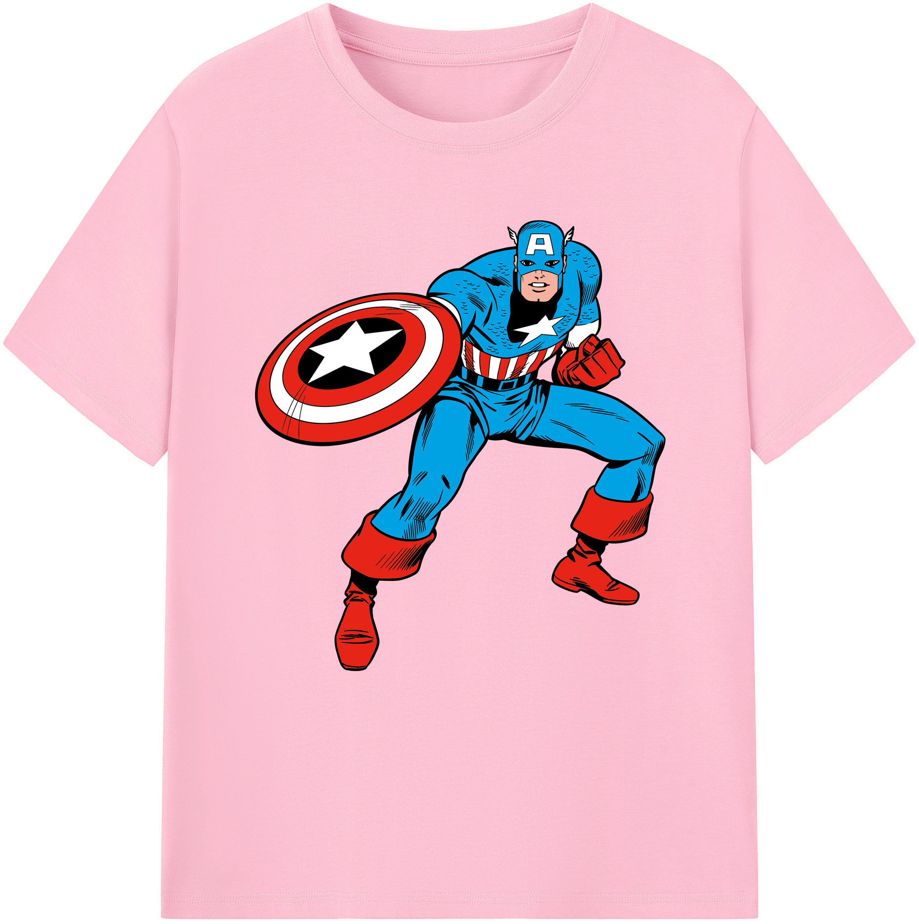 （画像用） アベンジャーズ The Avengers 綿100％半袖Tシャツ（フロントプリント）
