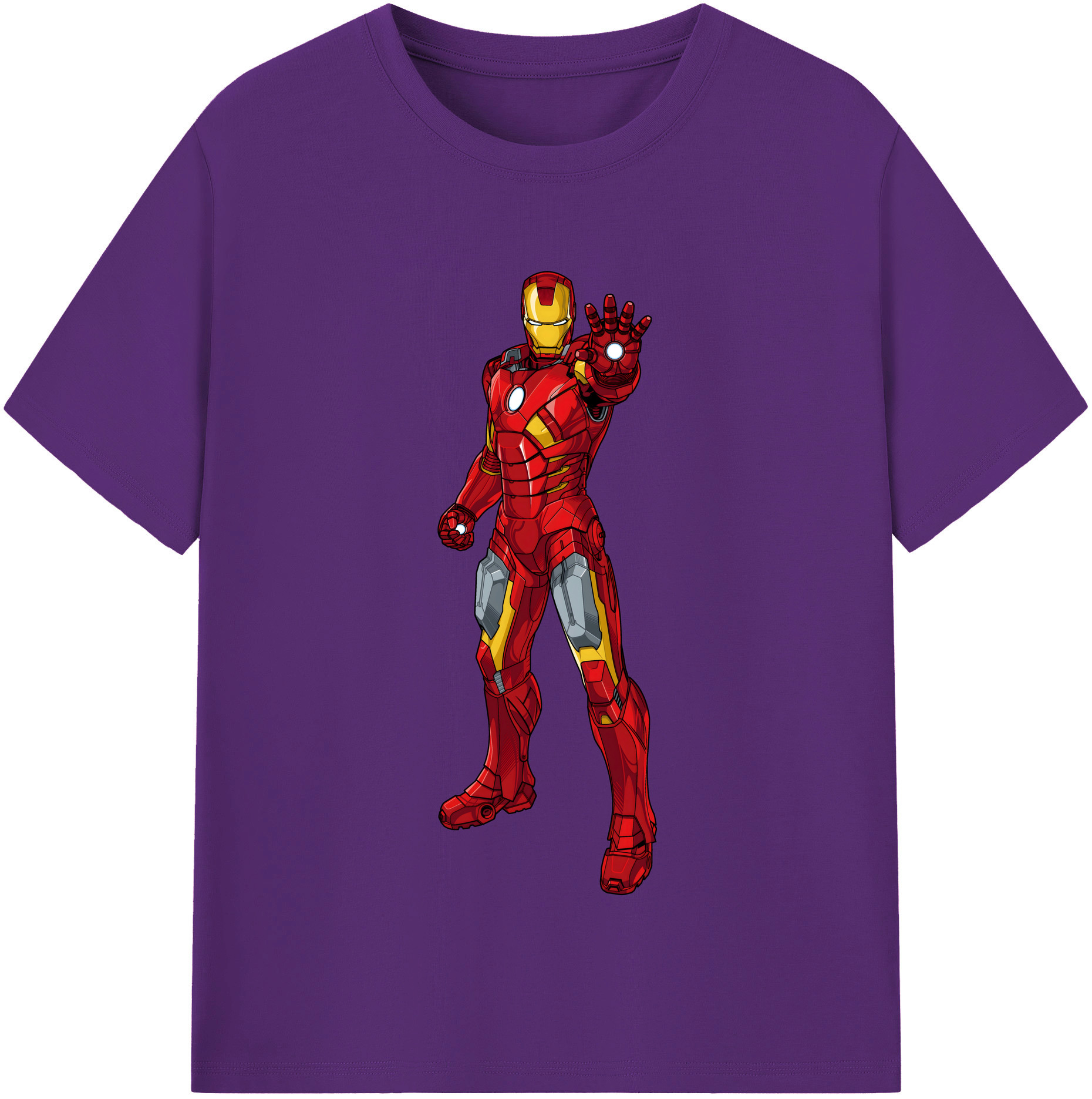 （画像用） アベンジャーズ The Avengers 綿100％半袖Tシャツ（フロントプリント）