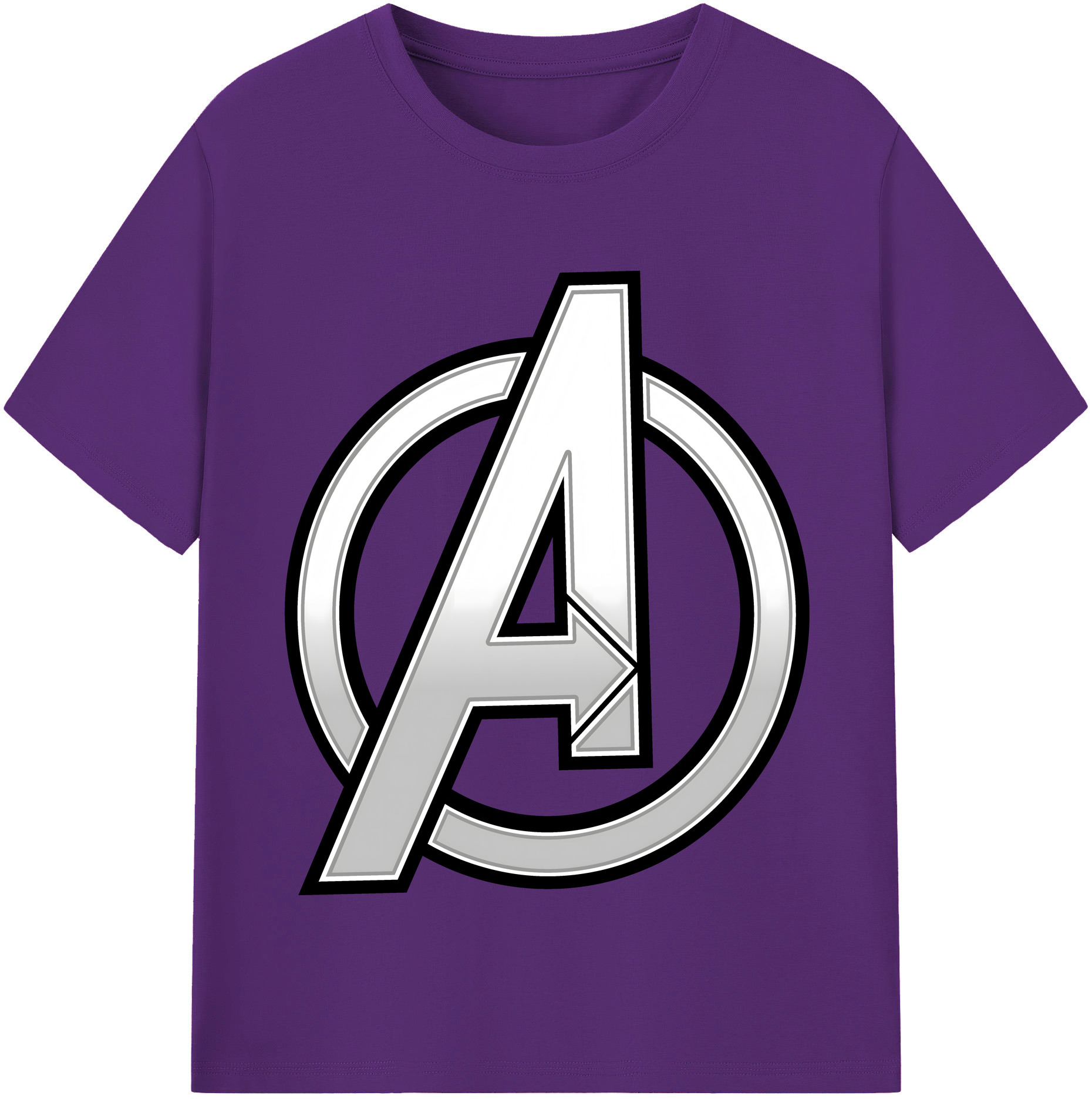 （画像用） アベンジャーズ The Avengers 綿100％半袖Tシャツ（フロントプリント）